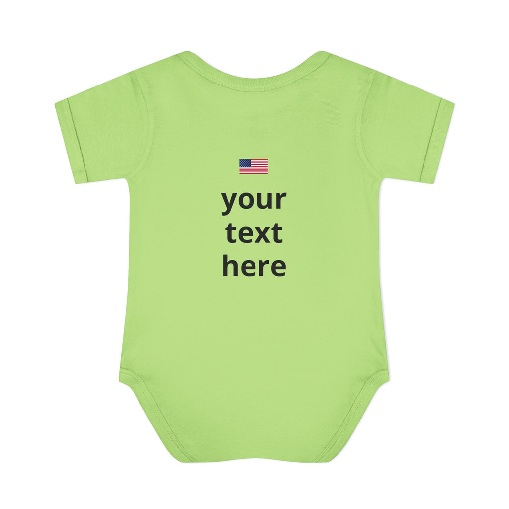 America 250 Personalized Infant Bodysuit | USA Flag