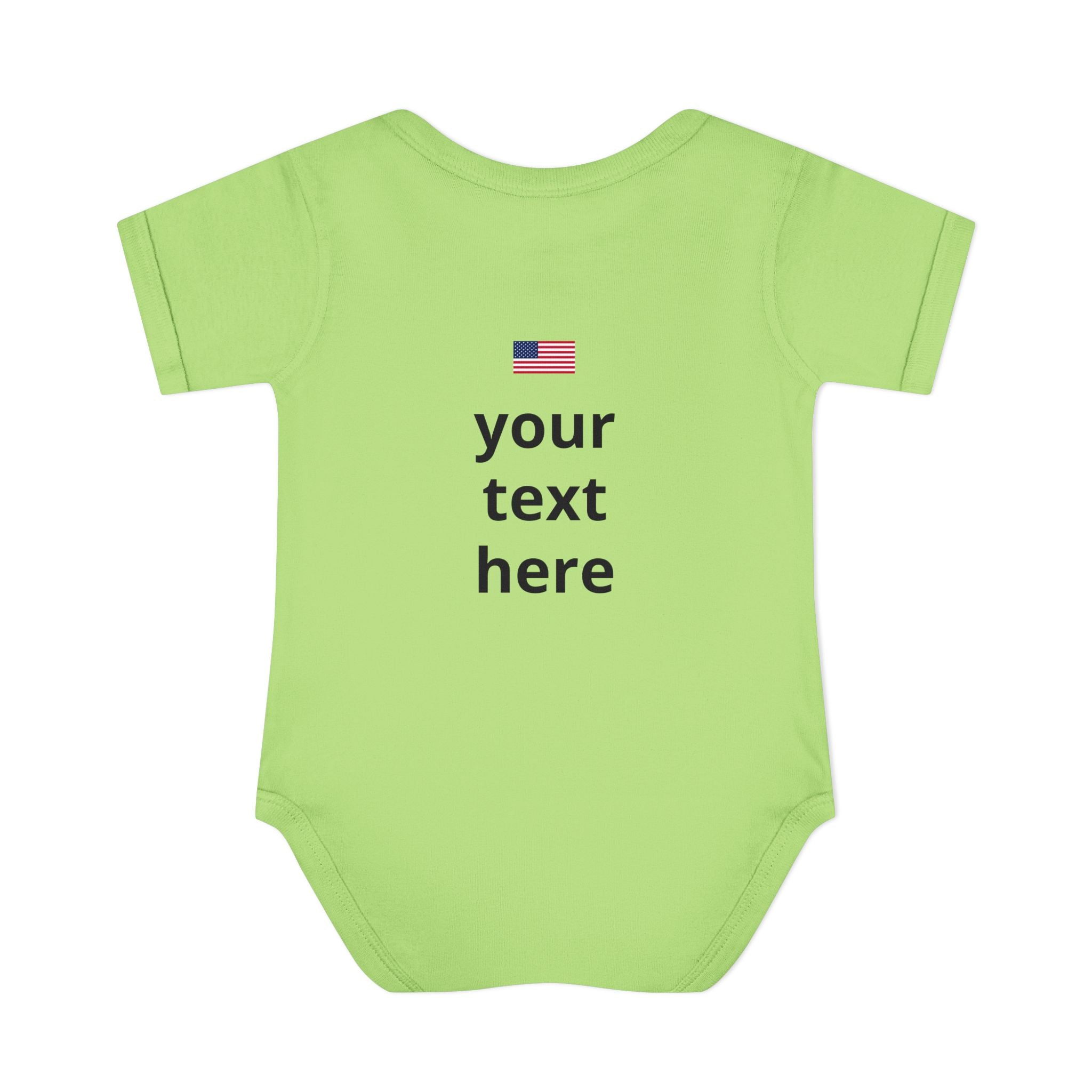 America 250 Personalized Infant Bodysuit | USA Flag