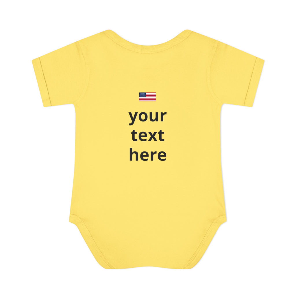 America 250 Personalized Infant Bodysuit | USA Flag