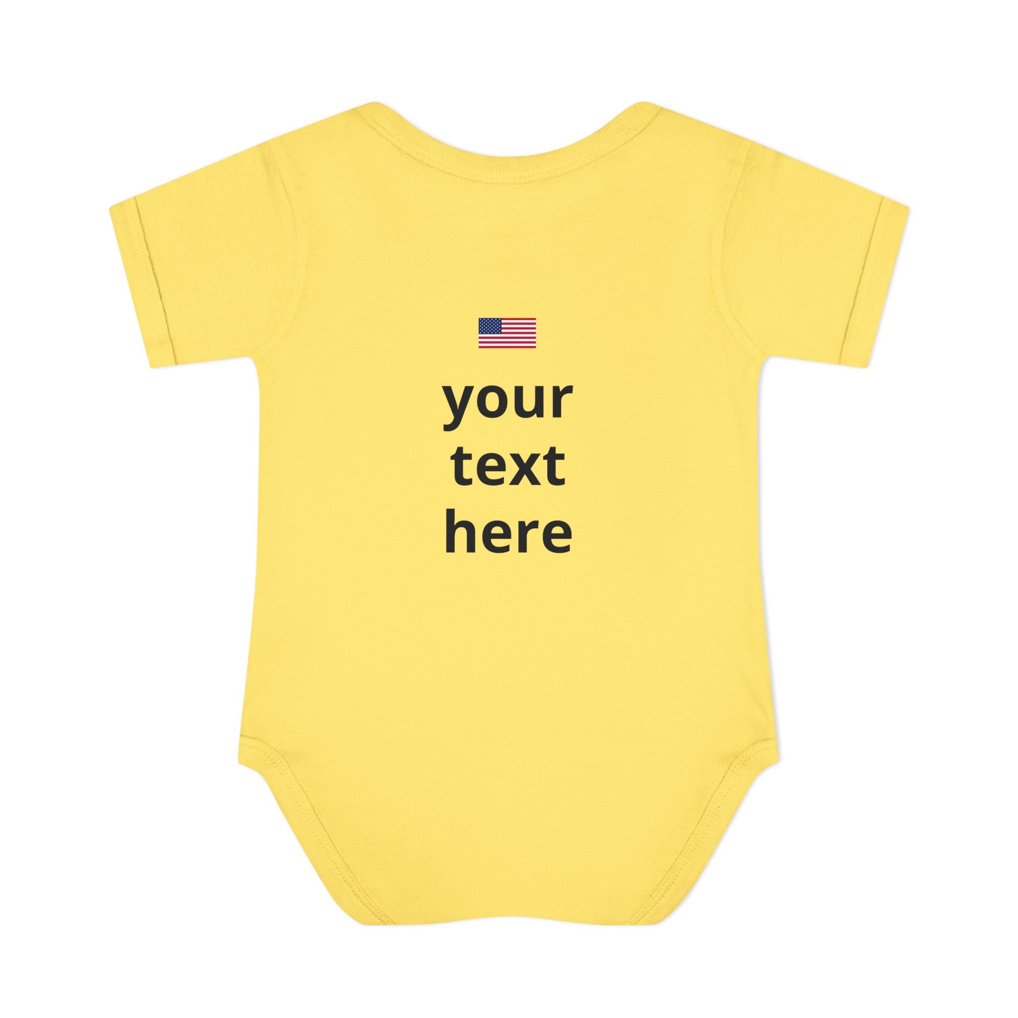 America 250 Personalized Infant Bodysuit | USA Flag