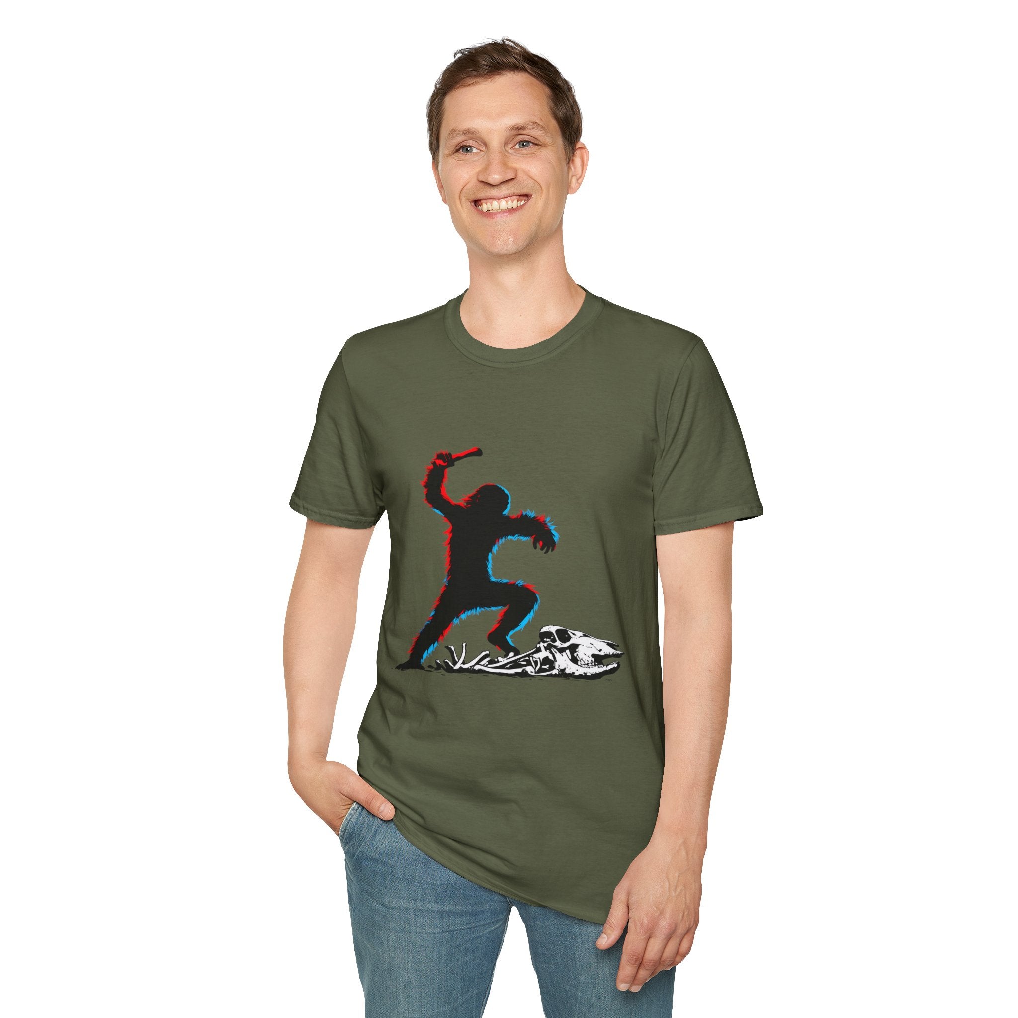 oryggy Originals Summer line Graphic T-Shirt — Glitch Silhouette Tee