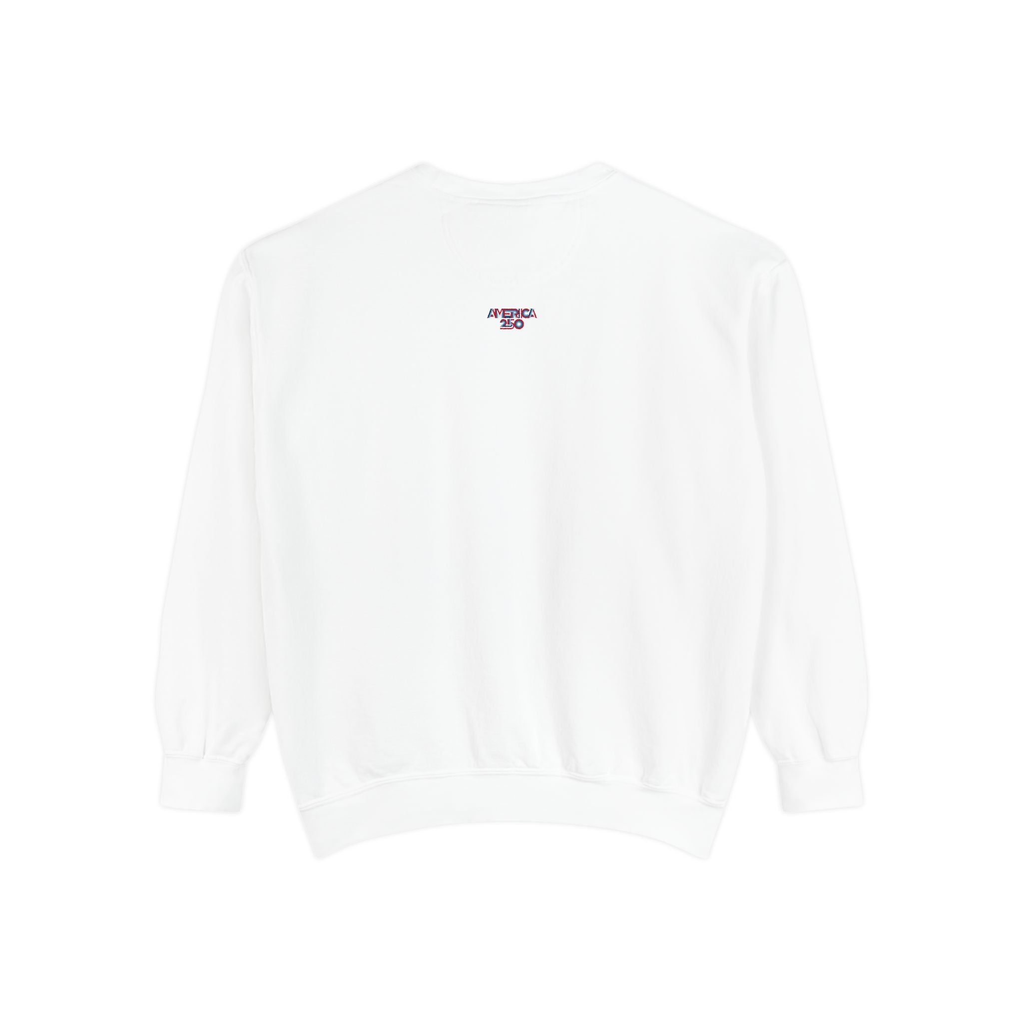 America 250 Retro Stripe Sweatshirt — Patriotic 250th Anniversary Crewneck