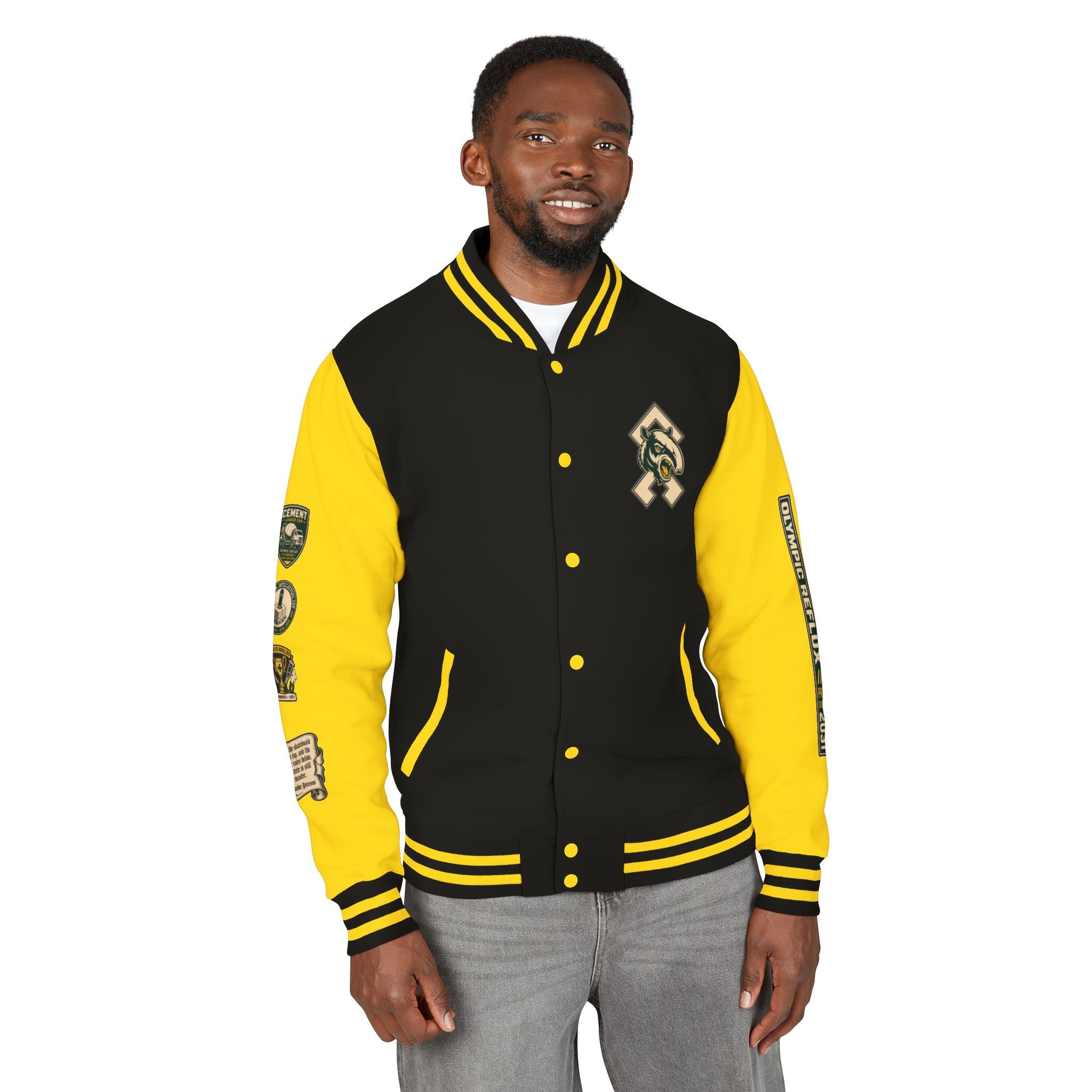 OR Olympic Reflux Varsity Jacket — Alexander Peterson "The Concrete is Master" Edition