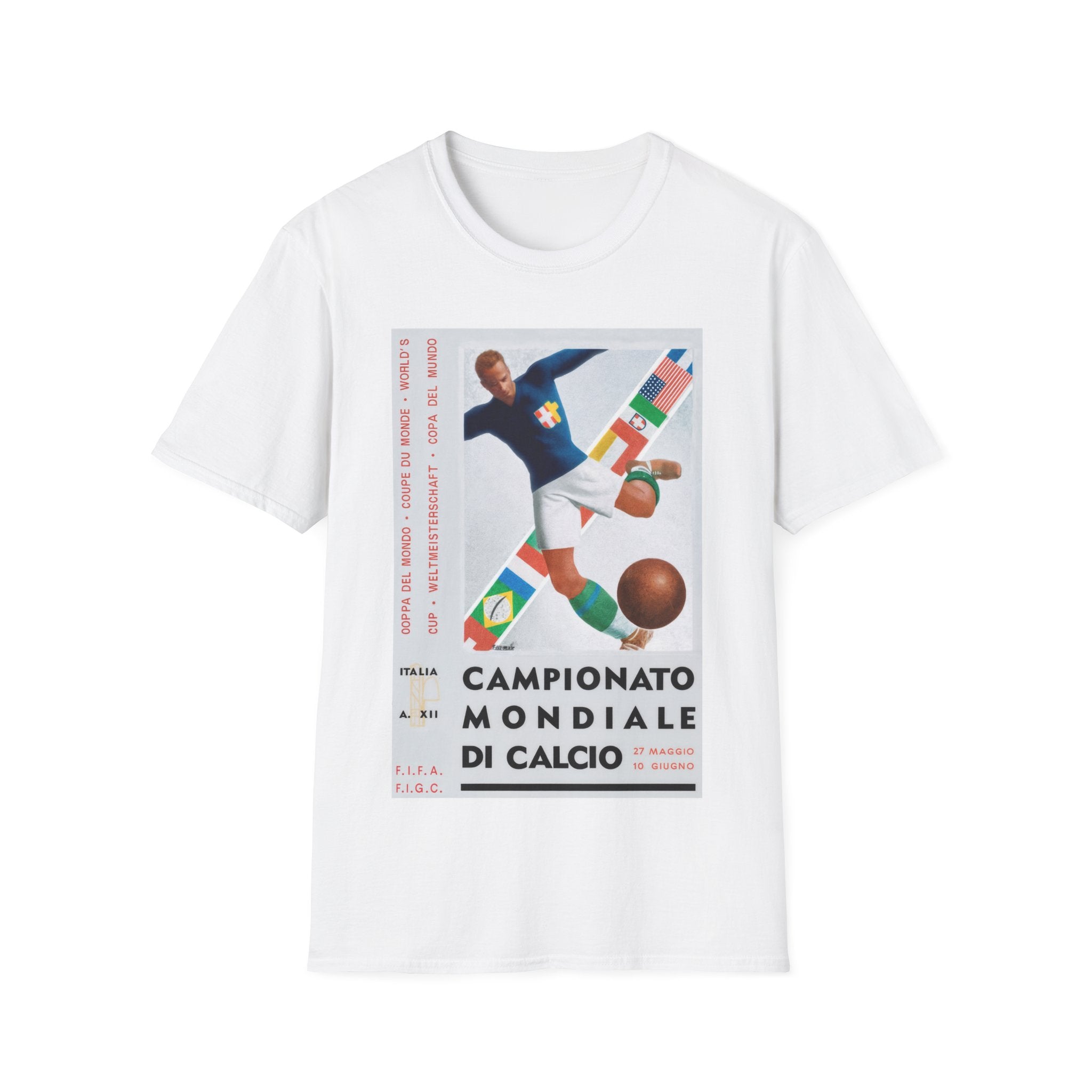 FIFA World Cup 2026 World Cup Soccer T-Shirt — Campionato Mondiale di Calcio 1934 Tee