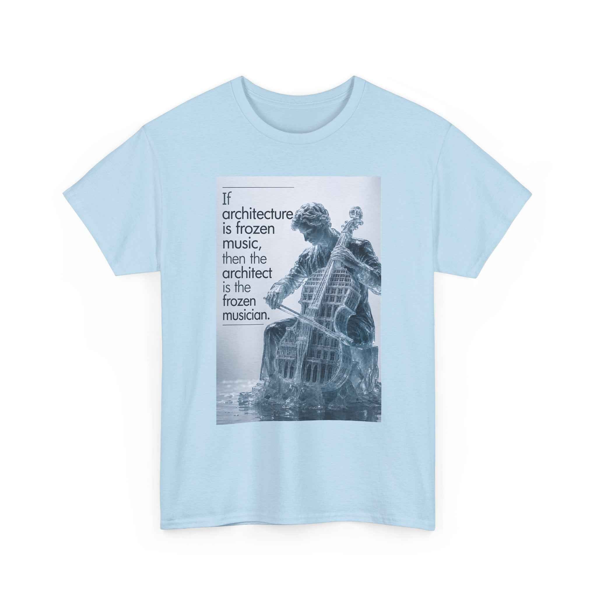 oryggy Originals Summer line "If architecture is frozen music" Graphic Tee