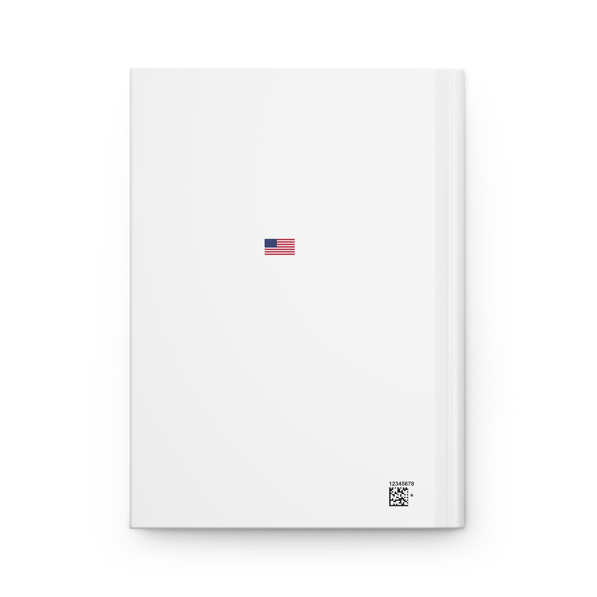 America 250 retro flag logo Hardcover journal | patriotic notebook