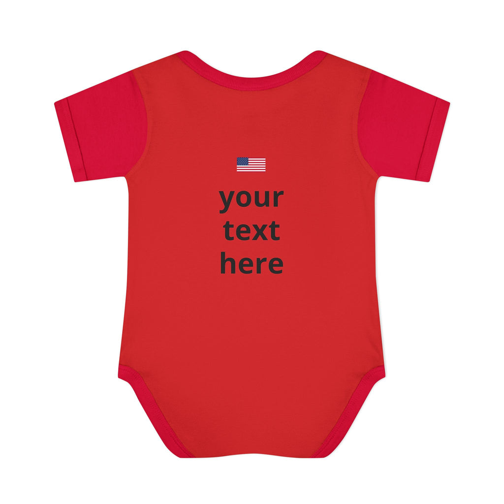 America 250 Personalized Infant Bodysuit | USA Flag