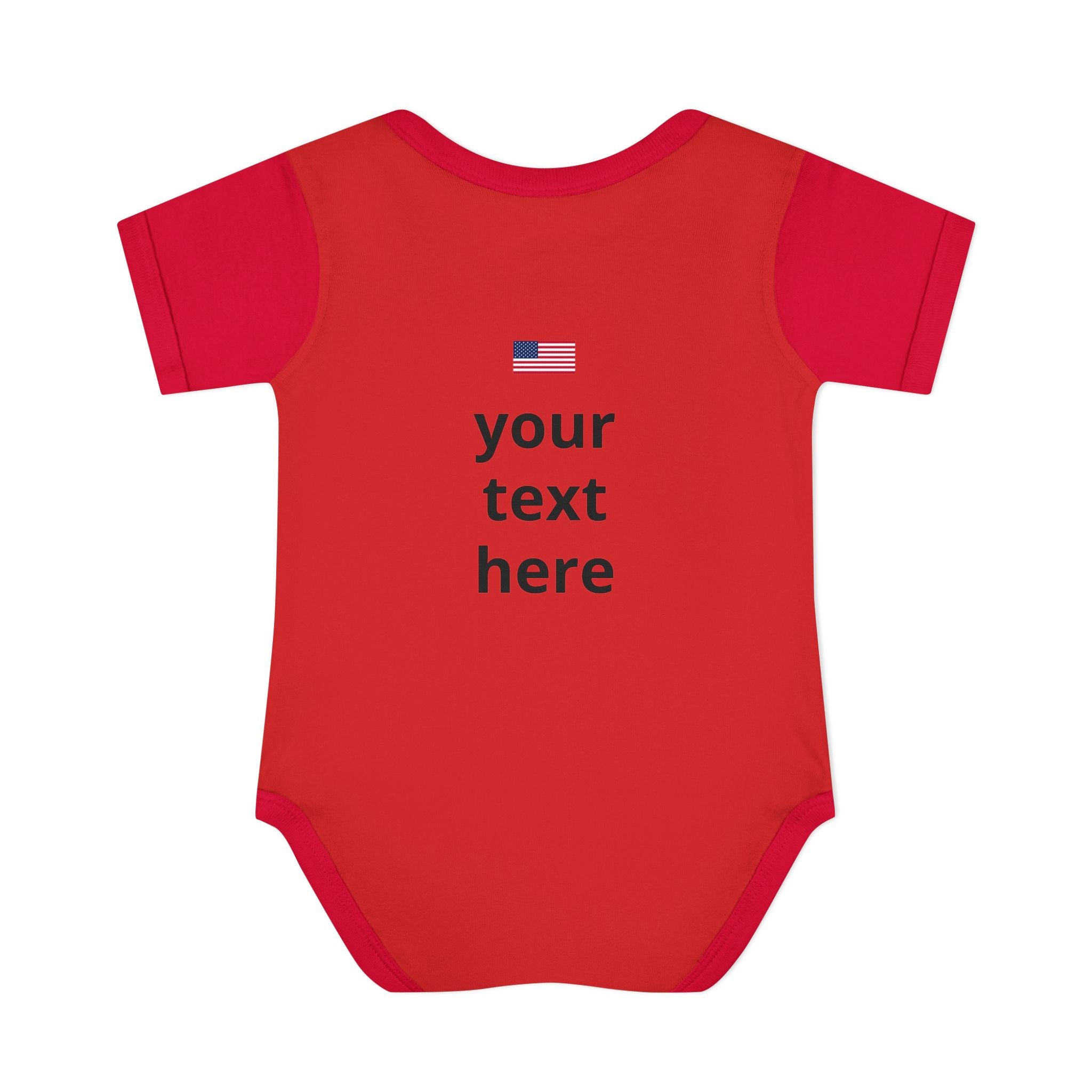 America 250 Personalized Infant Bodysuit | USA Flag