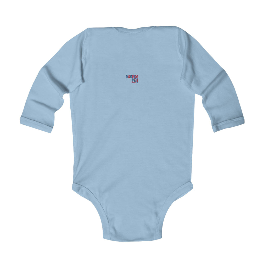 America 250 Infant Bodysuit — Patriotic Red White Blue Baby Onesie