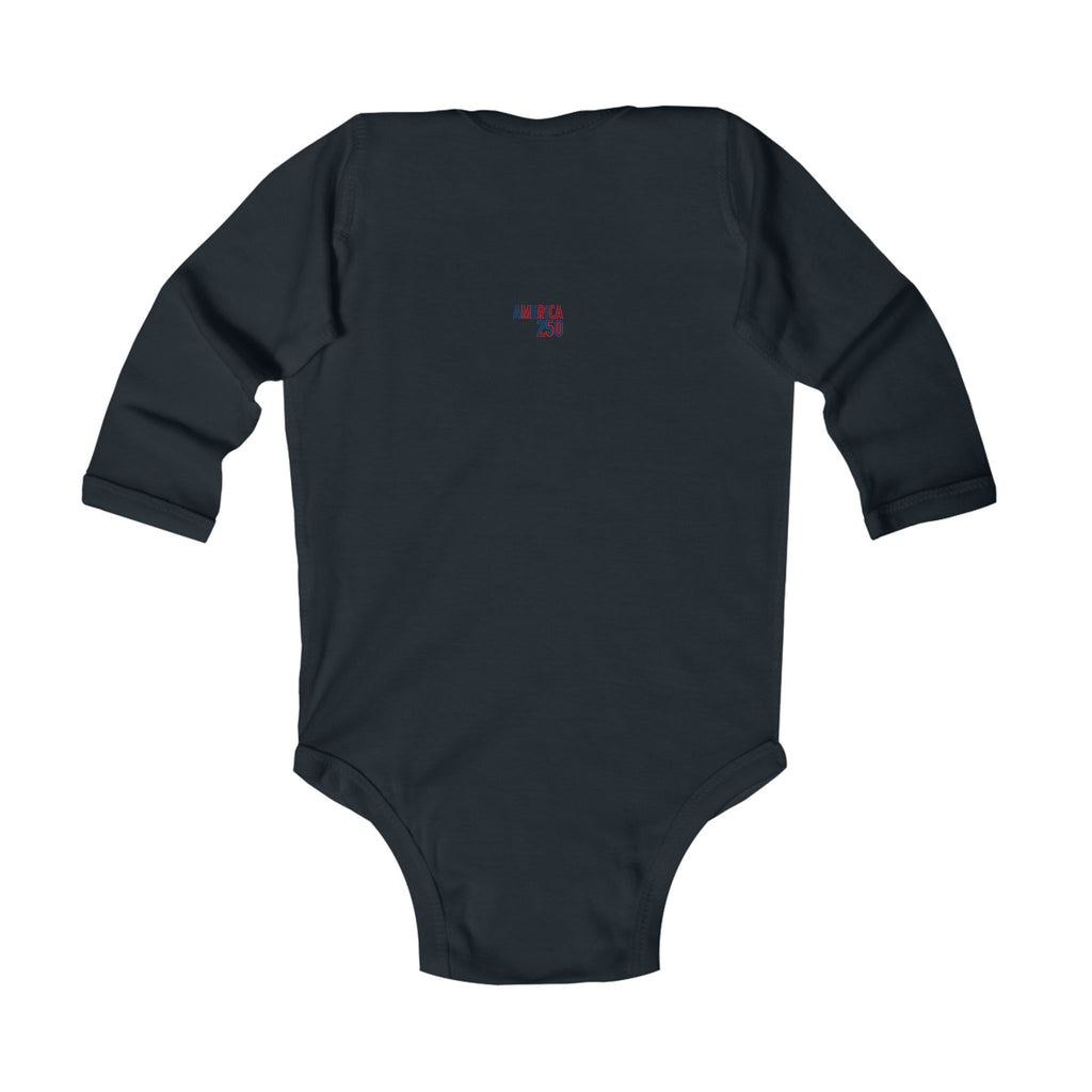 America 250 Infant Bodysuit — Patriotic Red White Blue Baby Onesie
