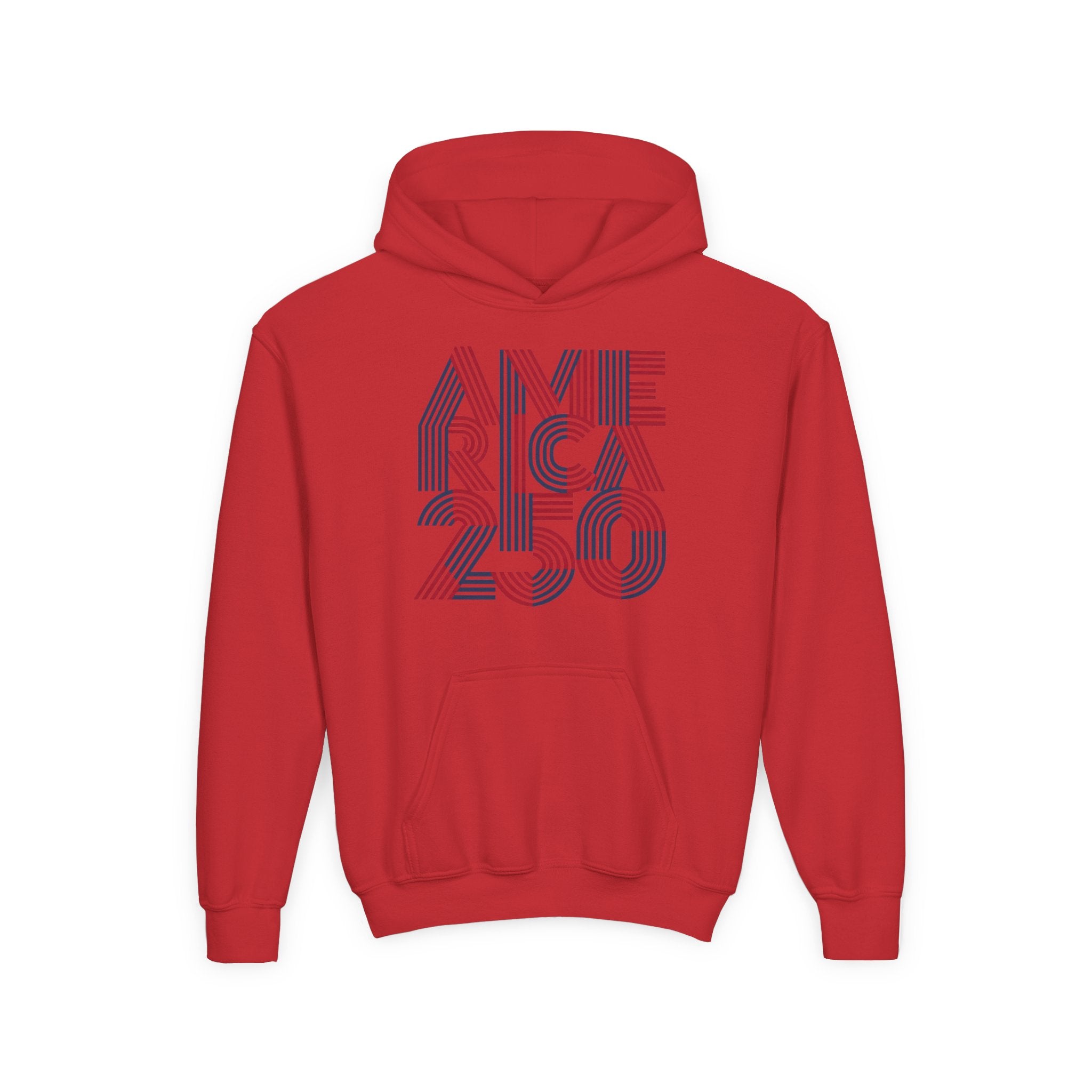America 250 Hoodie | Patriotic Retro Typography, 250th Anniversary