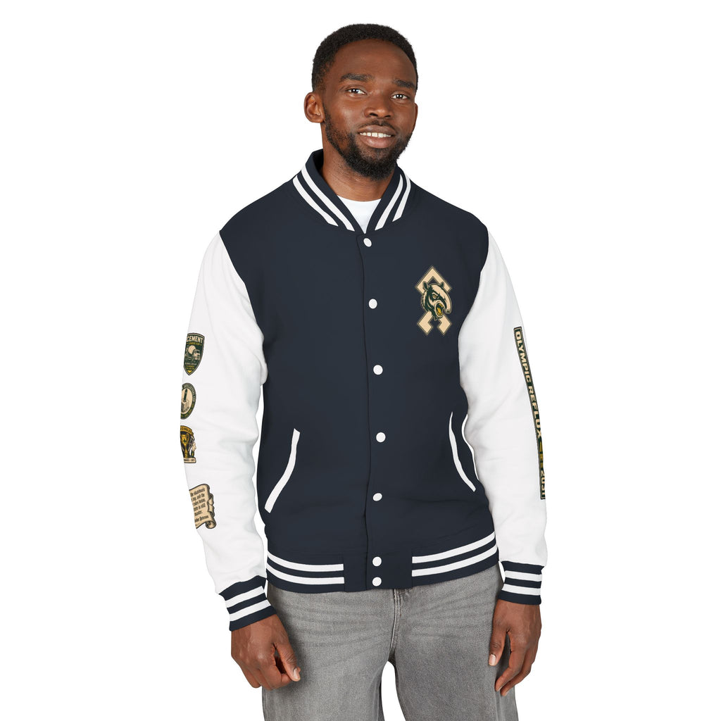 OR Olympic Reflux Varsity Jacket — Alexander Peterson "The Concrete is Master" Edition