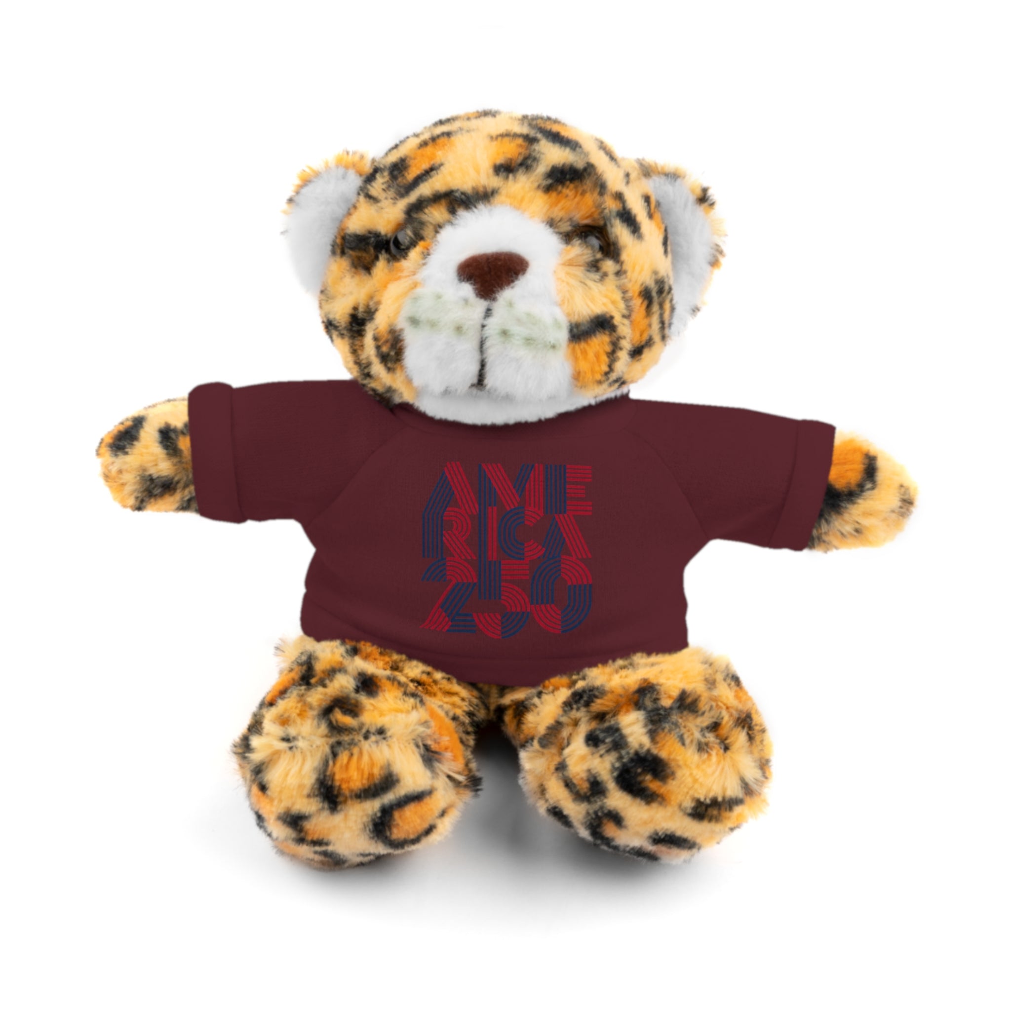 America 250 Teddy Bear plush | Patriotic stuffed animal with tee