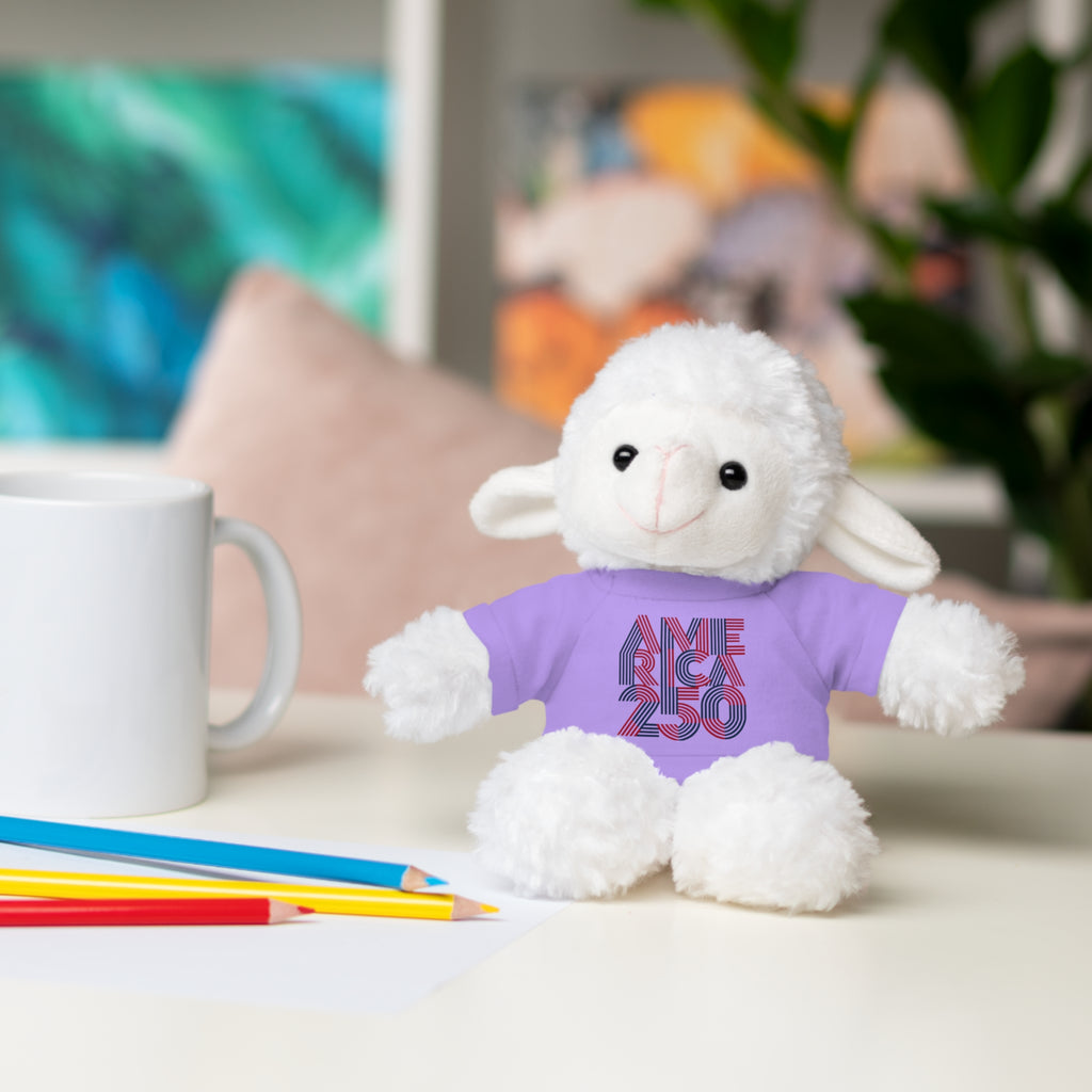 America 250 Teddy Bear plush | Patriotic stuffed animal with tee