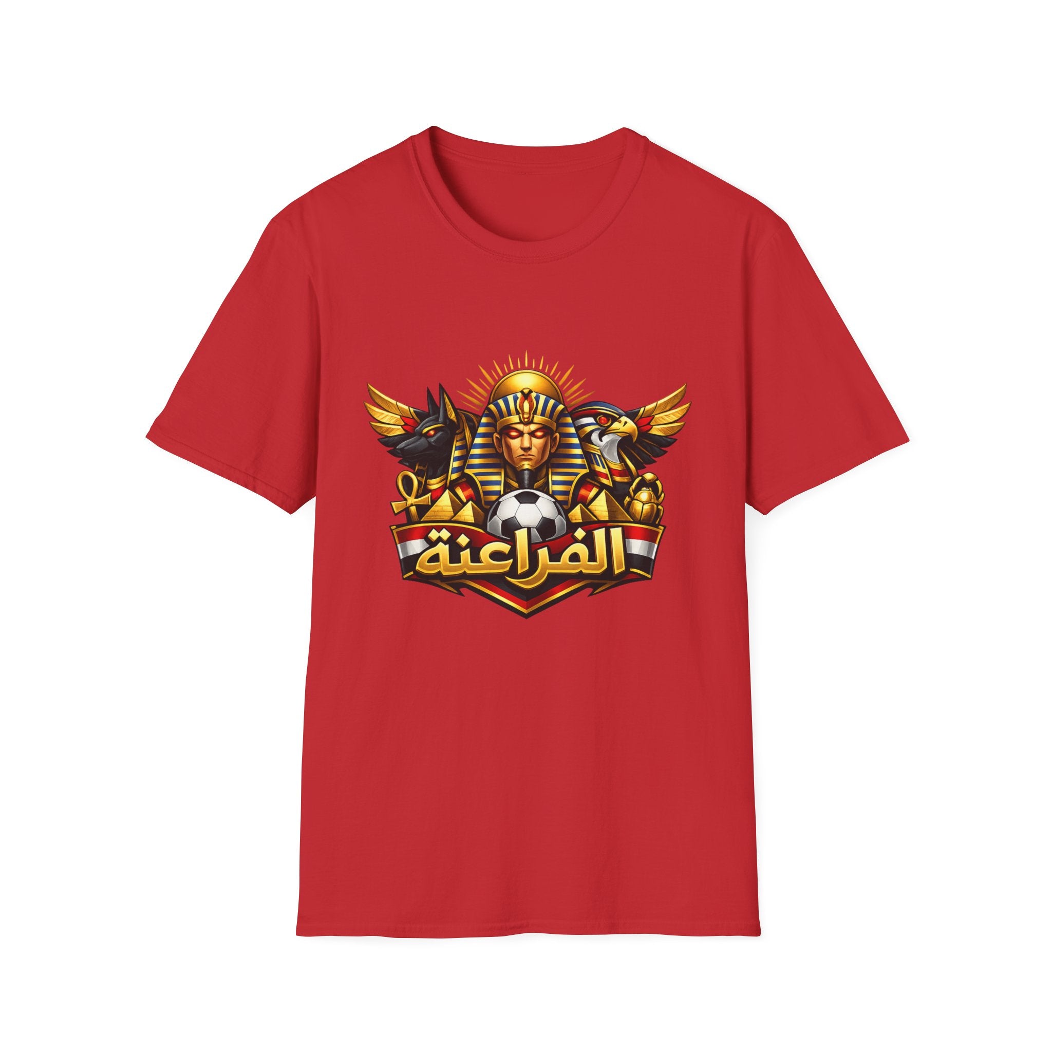 FIFA 2026 Pharaoh Soccer Crest T‑Shirt — Egyptian Football Graphic Tee - Oryggy