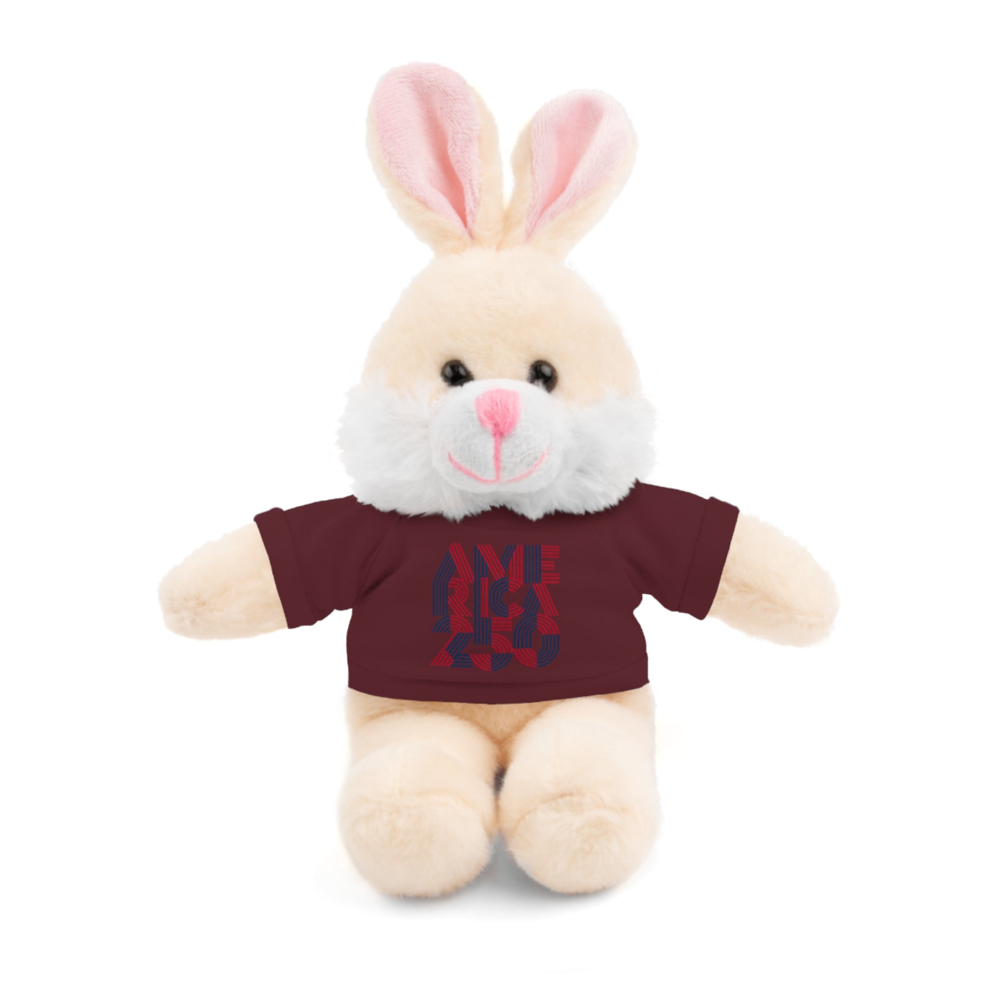 America 250 Teddy Bear plush | Patriotic stuffed animal with tee