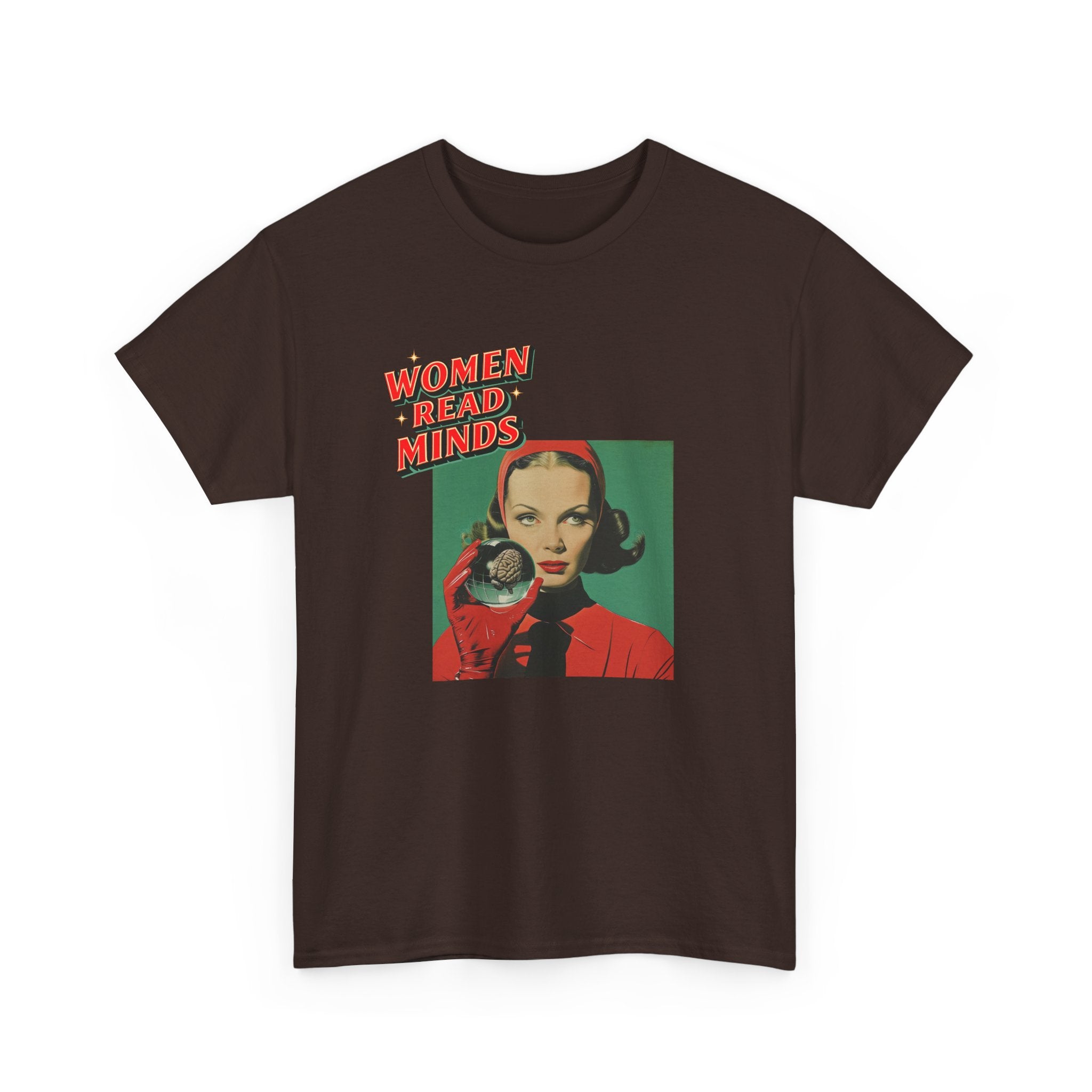 oryggy Originals Summer line Women Read Minds Tee — Retro Vintage Feminist Graphic T-Shirt