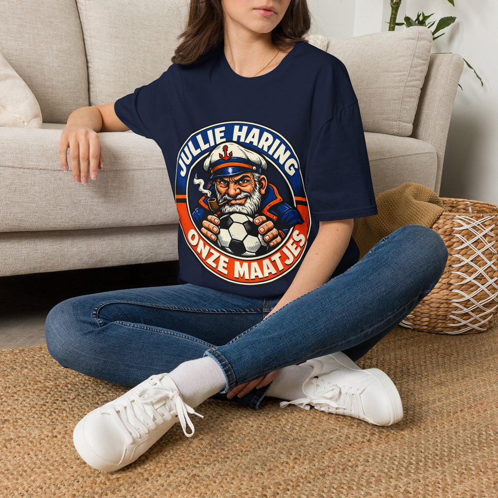 FIFA World Cup 2026 Dutch T-Shirt — 'Jullie Haring Onze Maatjes' Sailor Graphic Tee