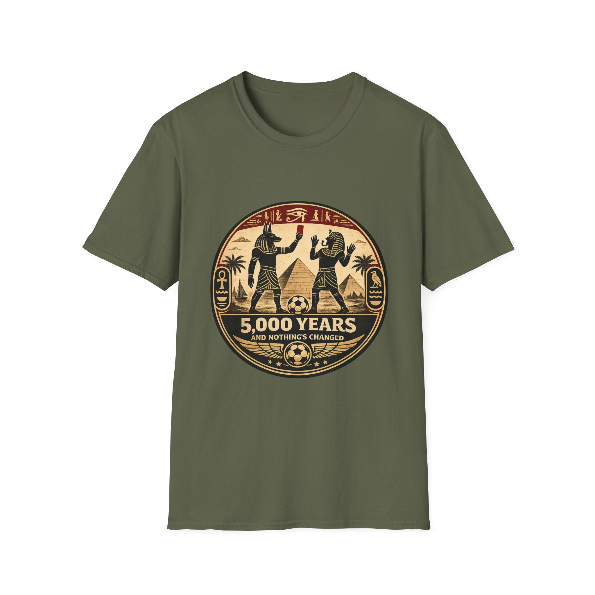 fifa-2026-ancient-egypt-t-shirt-5-000-years-nothings-changed-vintage-pyramid-design - Retro Football Apparel oryggy