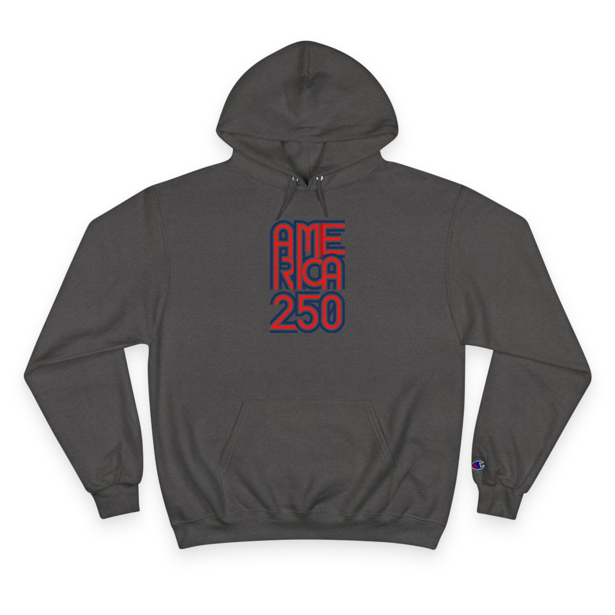 America 250 Hoodie — Retro Red & Blue 2026 Celebration Pullover - Oryggy