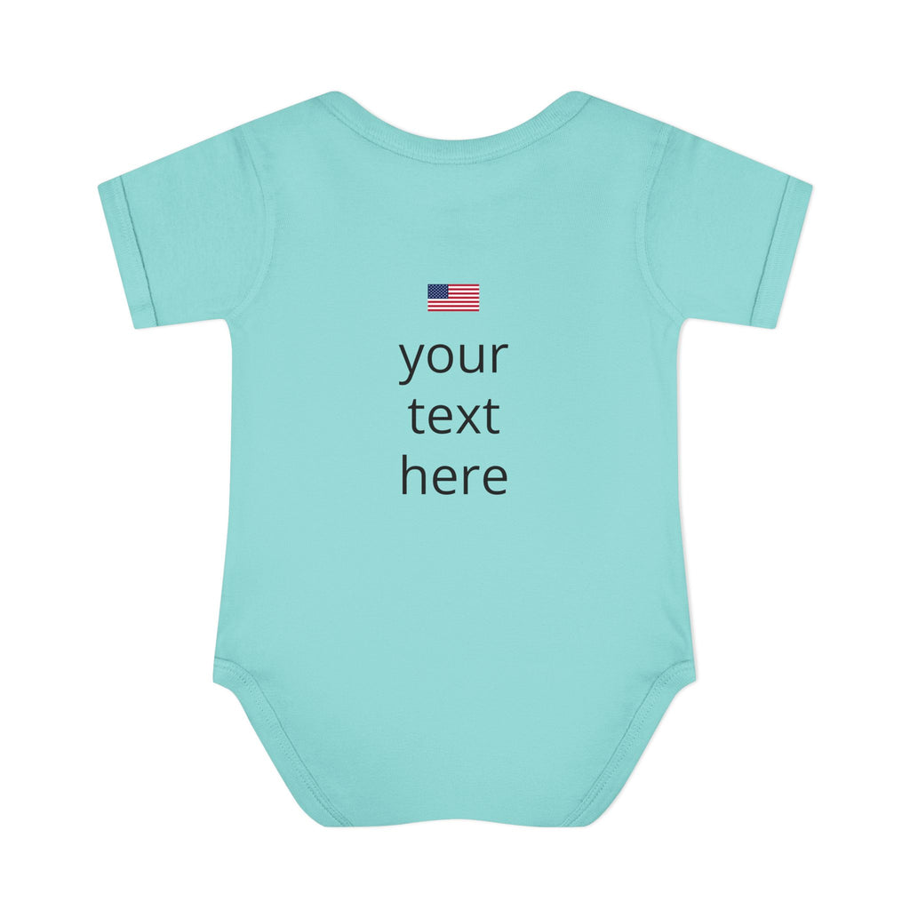 America 250 Personalized Infant Bodysuit | USA Flag