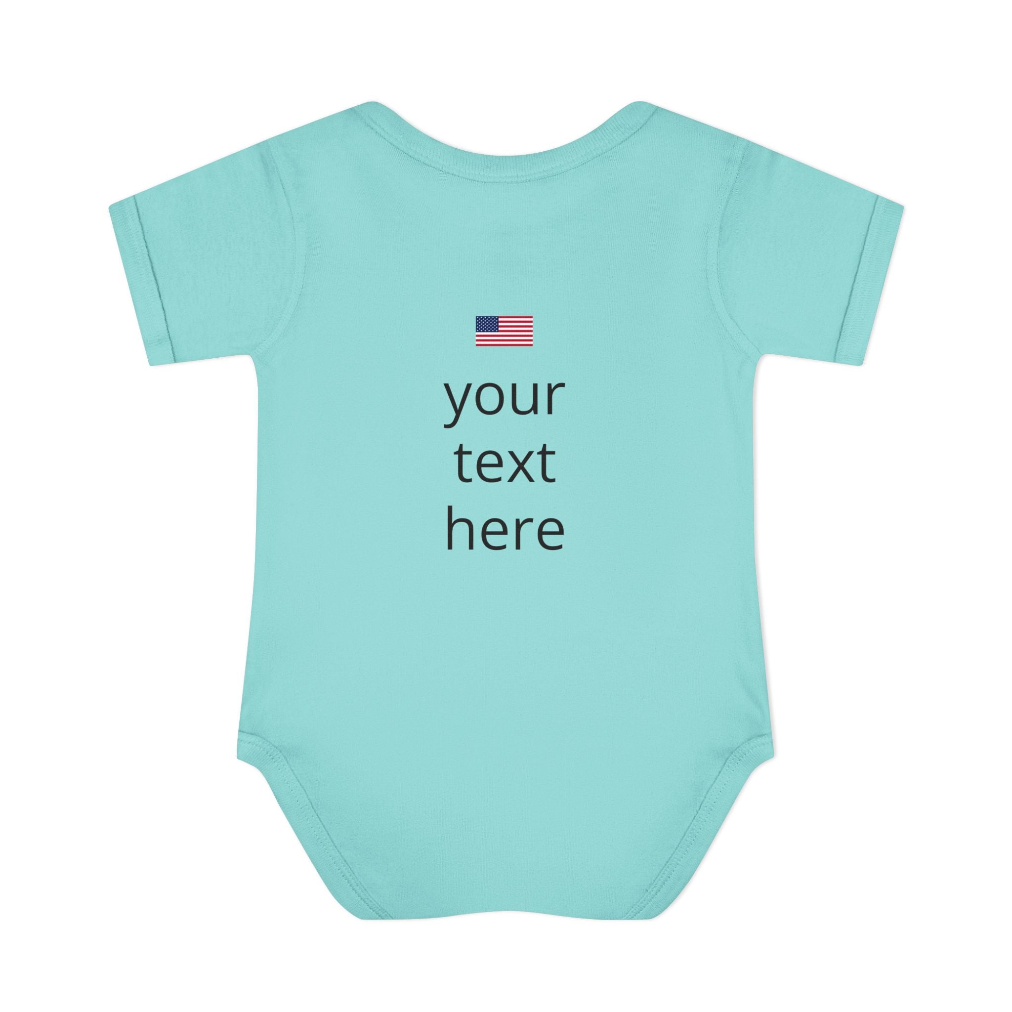 America 250 Personalized Infant Bodysuit | USA Flag