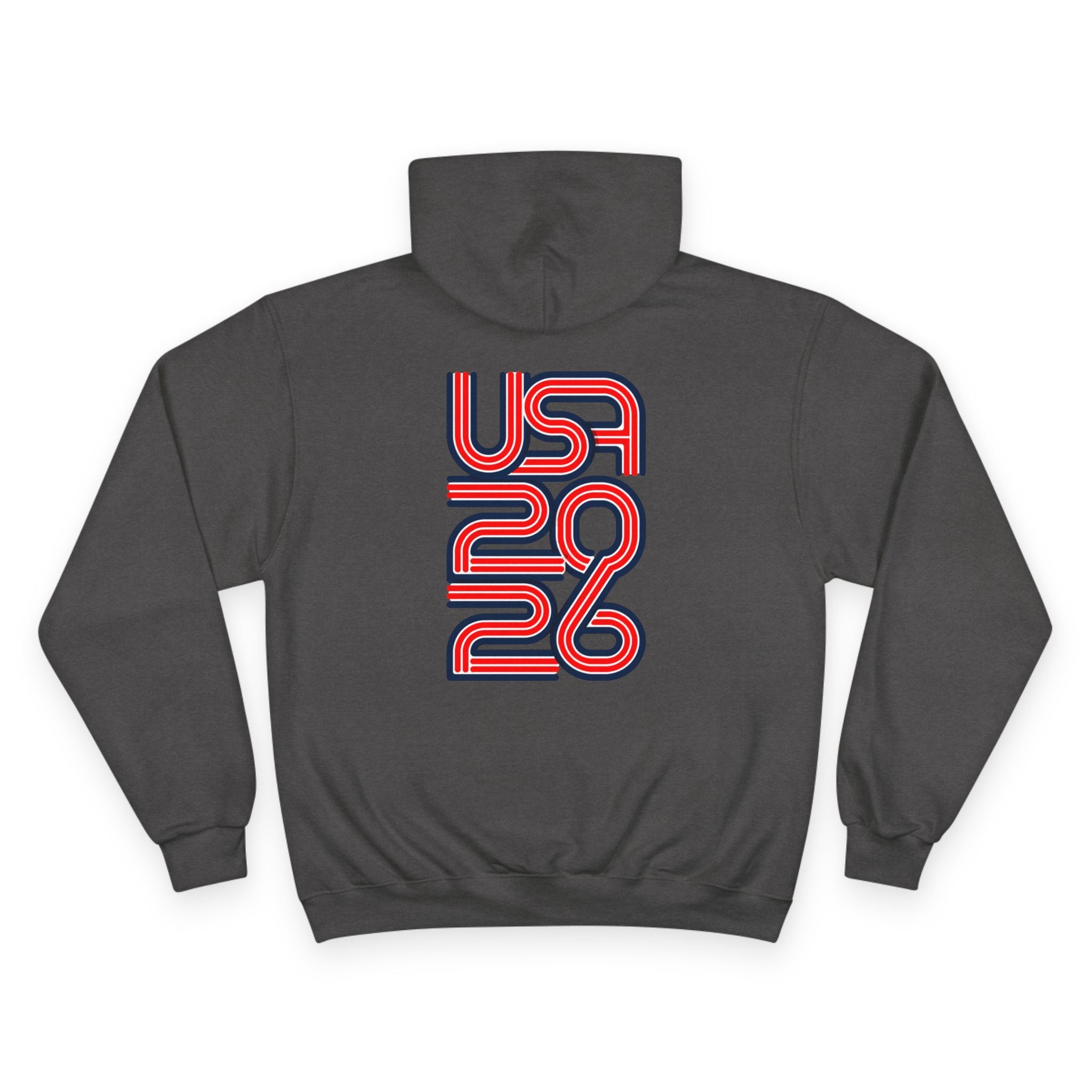 America 250 Hoodie — Retro Red & Blue 2026 Celebration Pullover