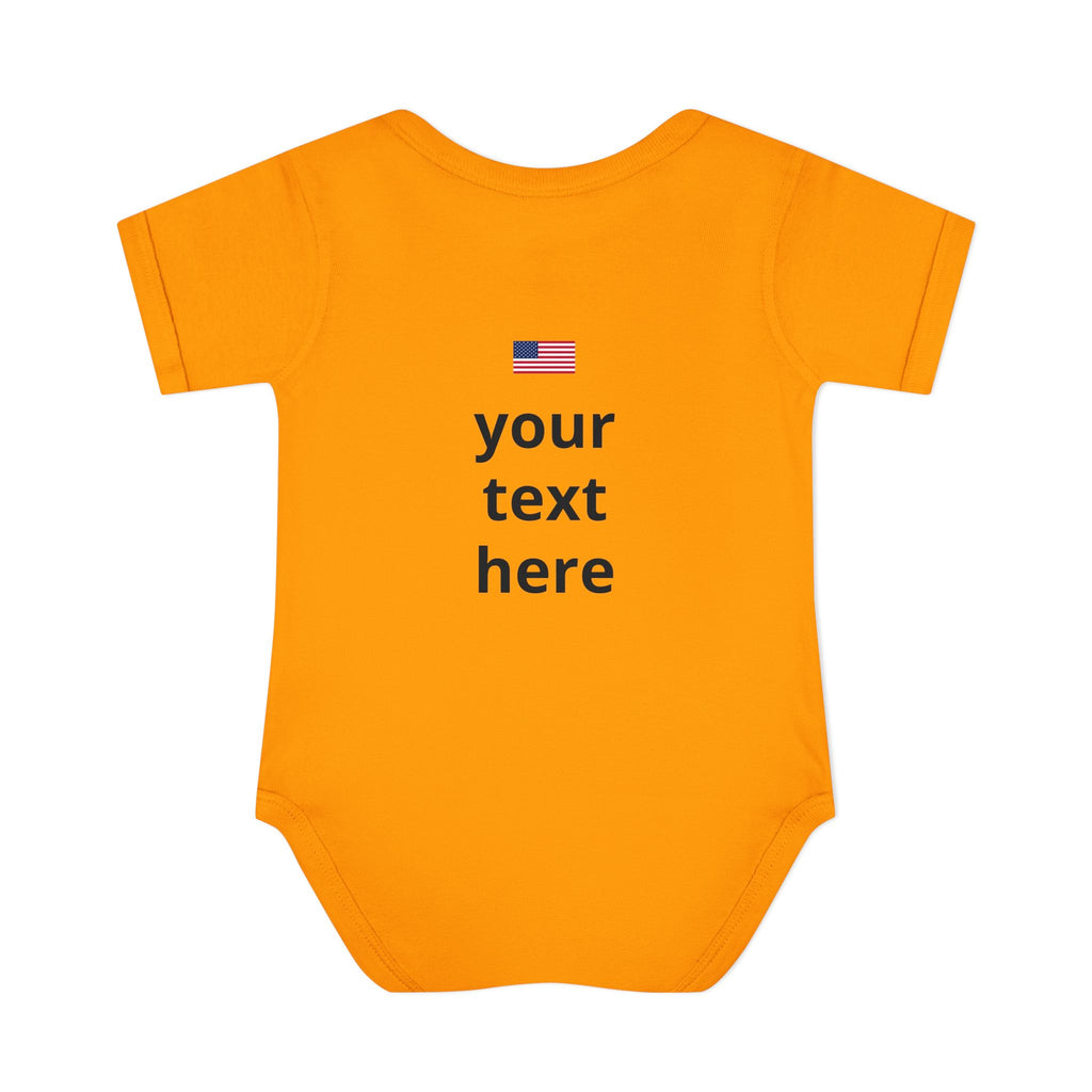America 250 Personalized Infant Bodysuit | USA Flag