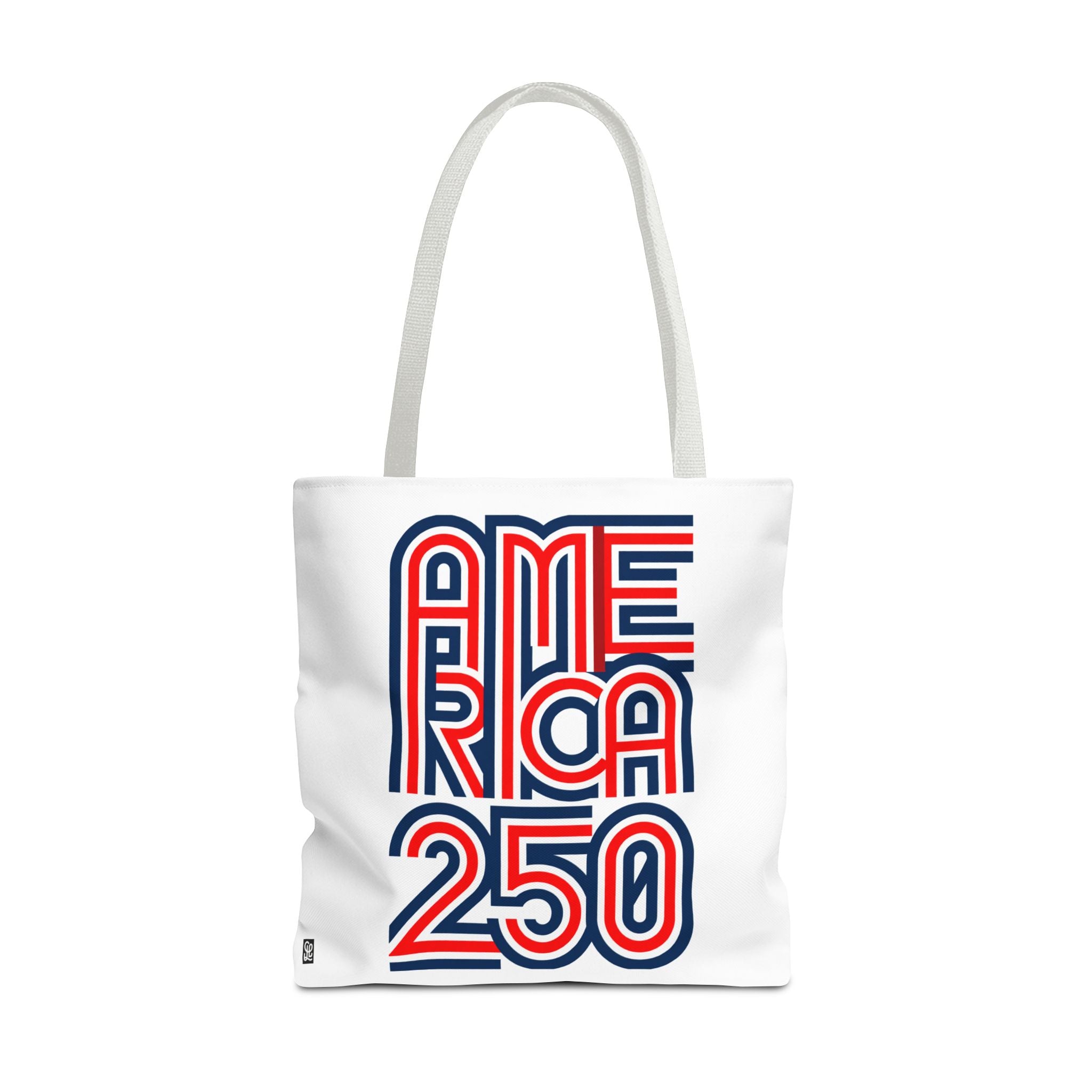 America 250 Tote Bag — Patriotic Red, White & Blue Commemorative Tote