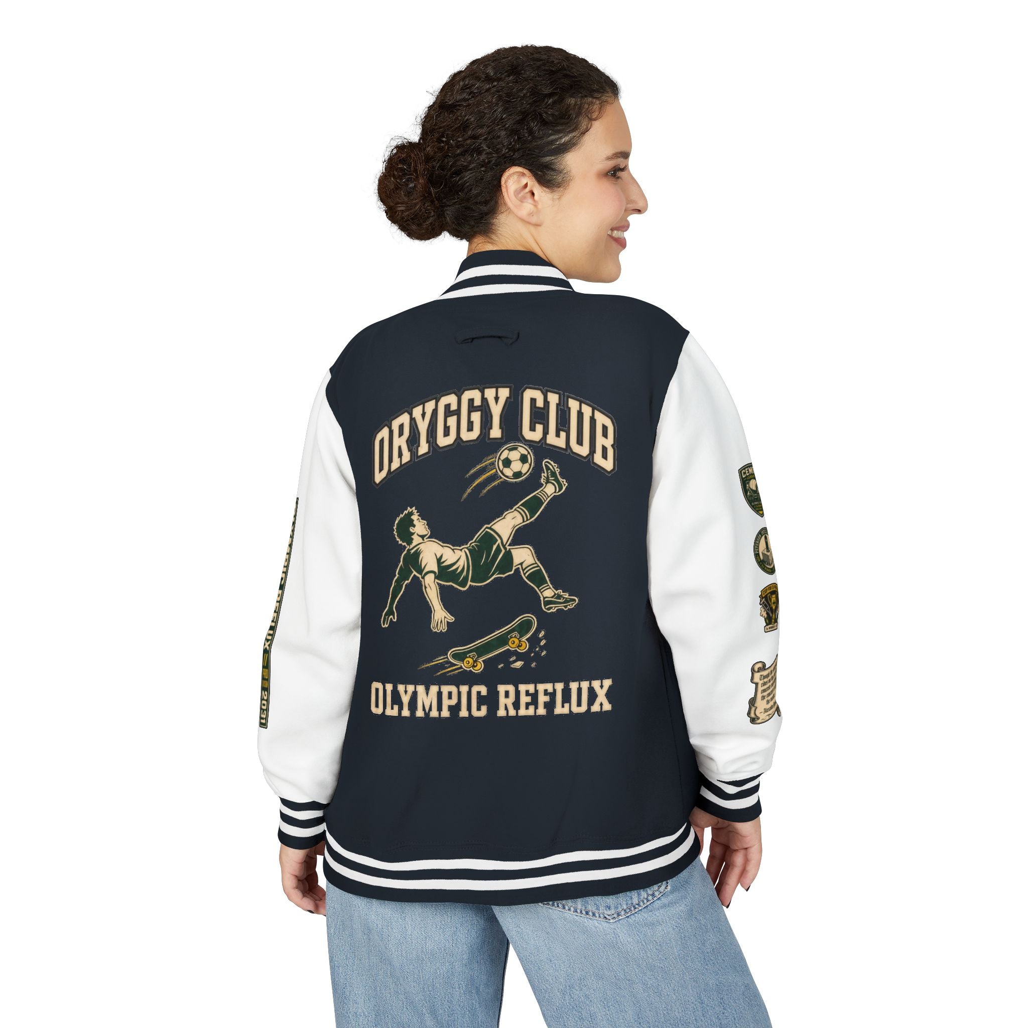 OR Olympic Reflux Varsity Jacket — Alexander Peterson "The Concrete is Master" Edition