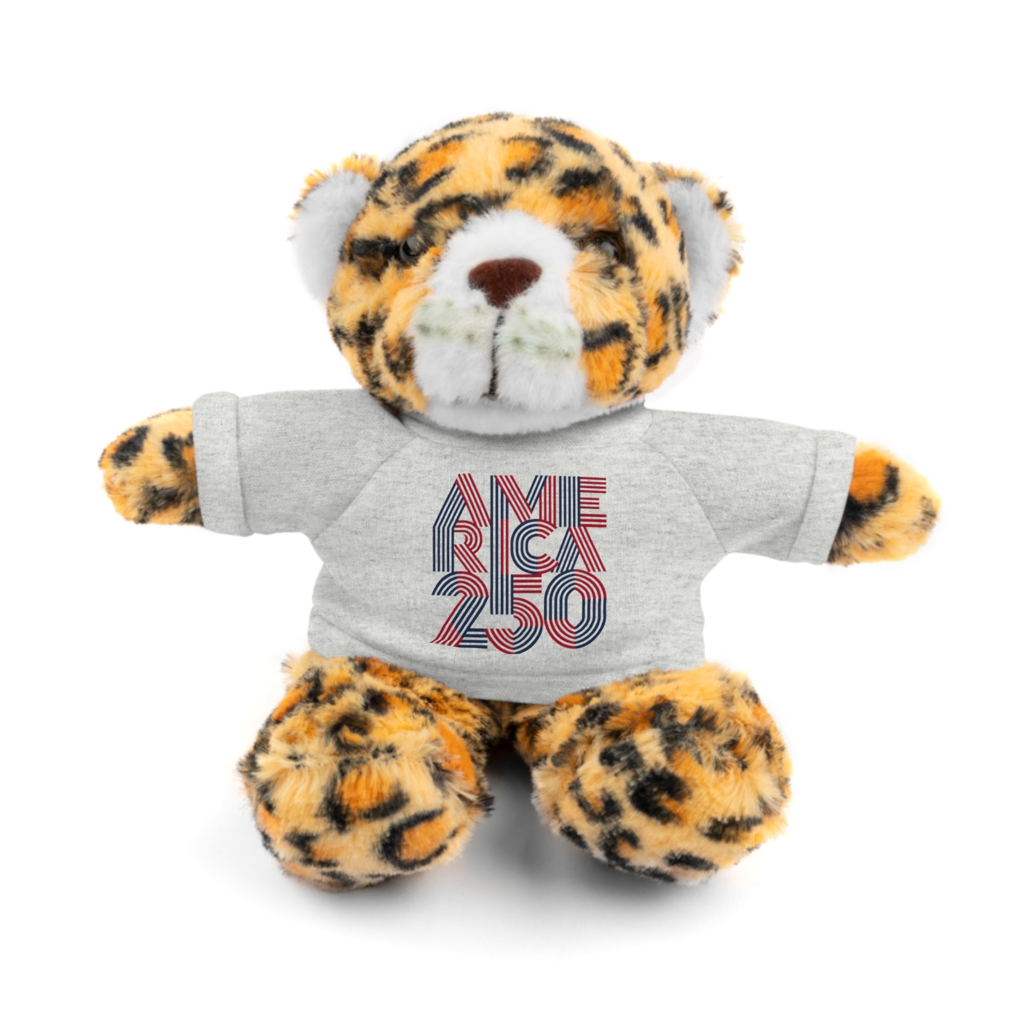 America 250 Teddy Bear plush | Patriotic stuffed animal with tee