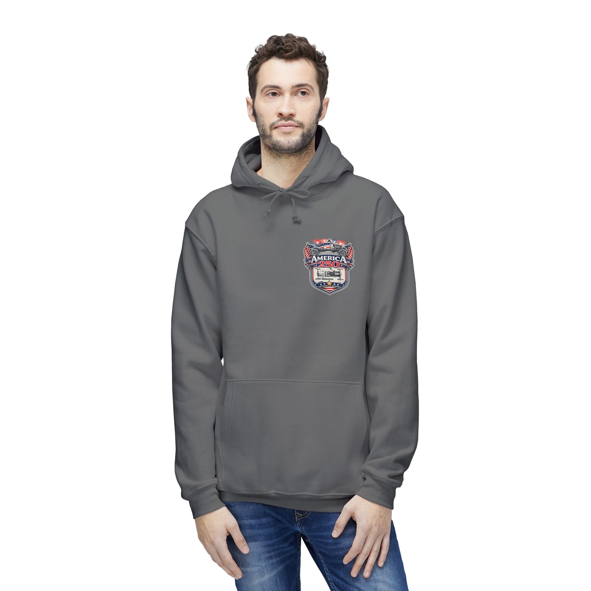 America 250 Patriotic USA Anniversary Hoodie —  Made in USA