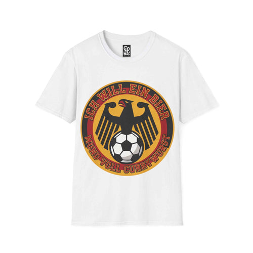 FIFA World Cup 2026 T-Shirt — oryggy "Ich will ein Bier" German Crest Soccer Tee