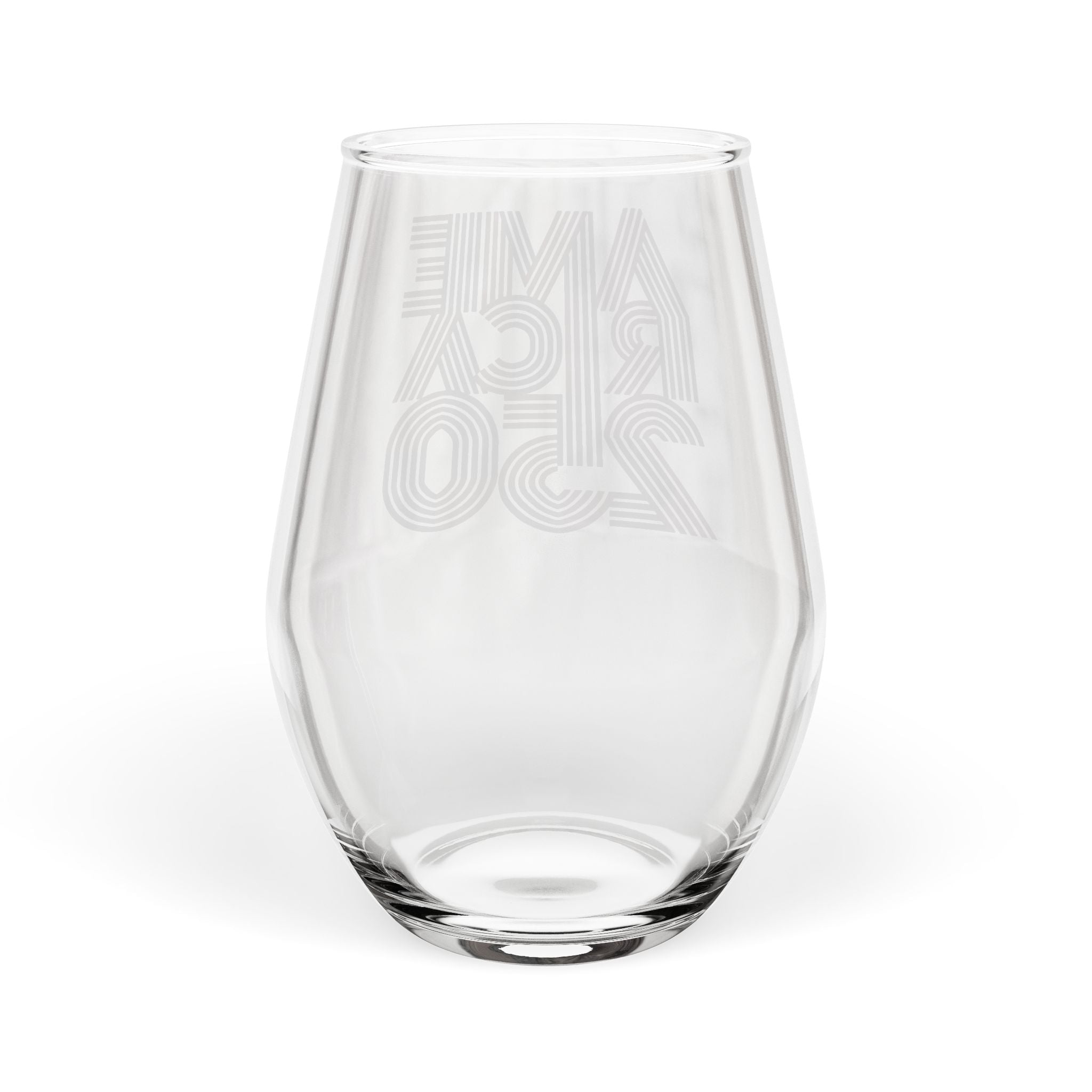America 250 Stemless Wine Glass | Patriotic Anniversary Drinkware