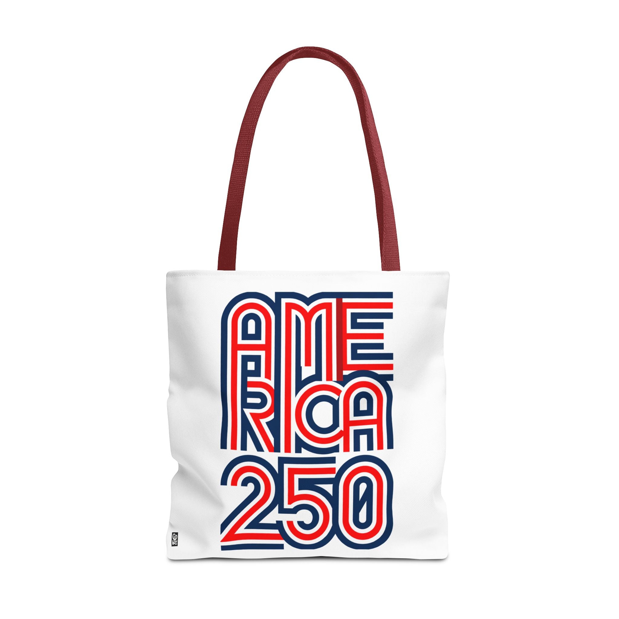 America 250 Tote Bag — Patriotic Red, White & Blue Commemorative Tote