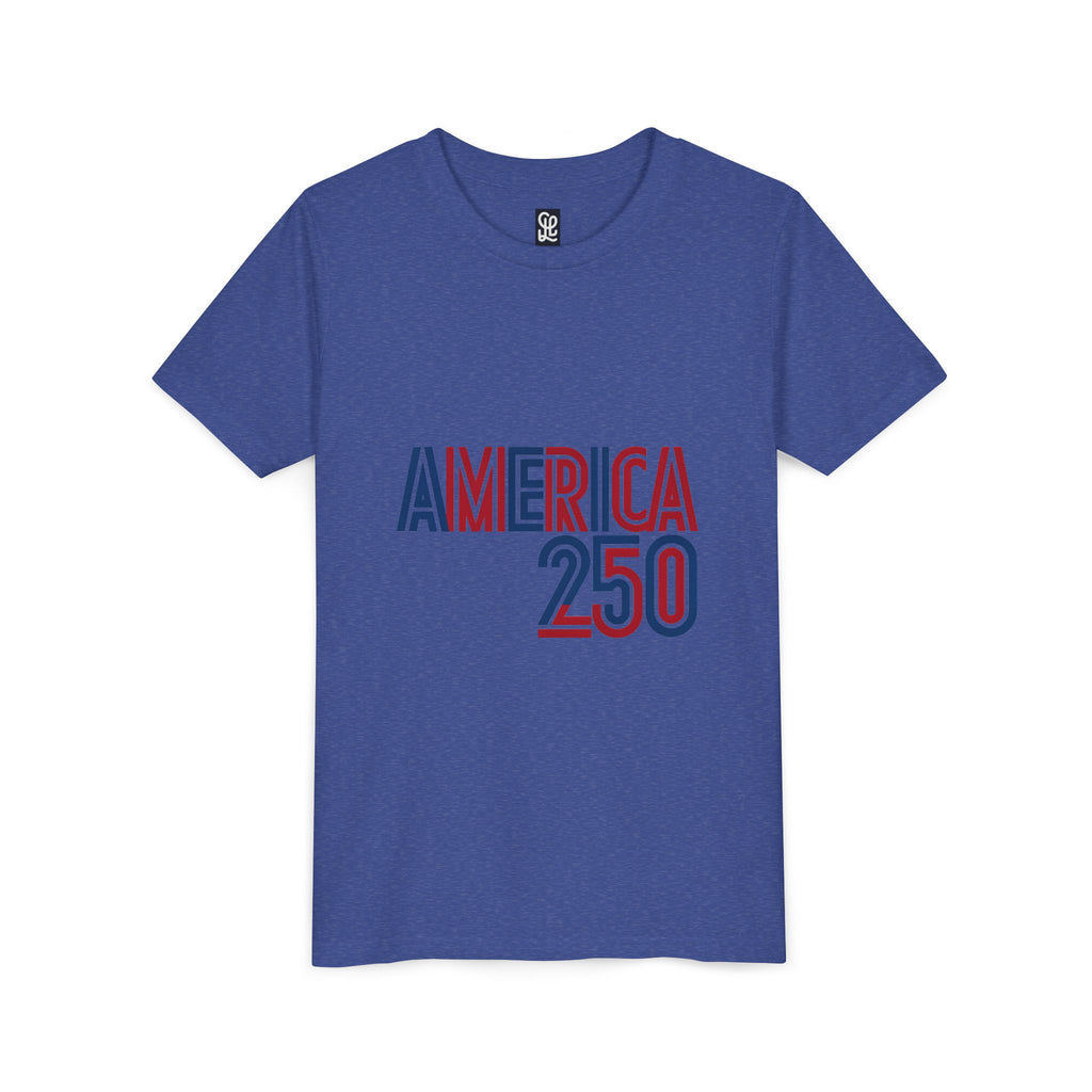 America 250 Youth Tee | Patriotic USA Flag Independence Day