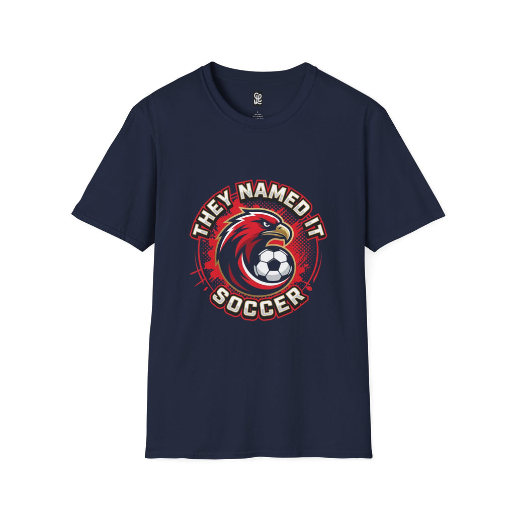 FIFA 2026 Soccer Eagle T-Shirt — "They Named It Soccer" Vintage Soccer Graphic Tee