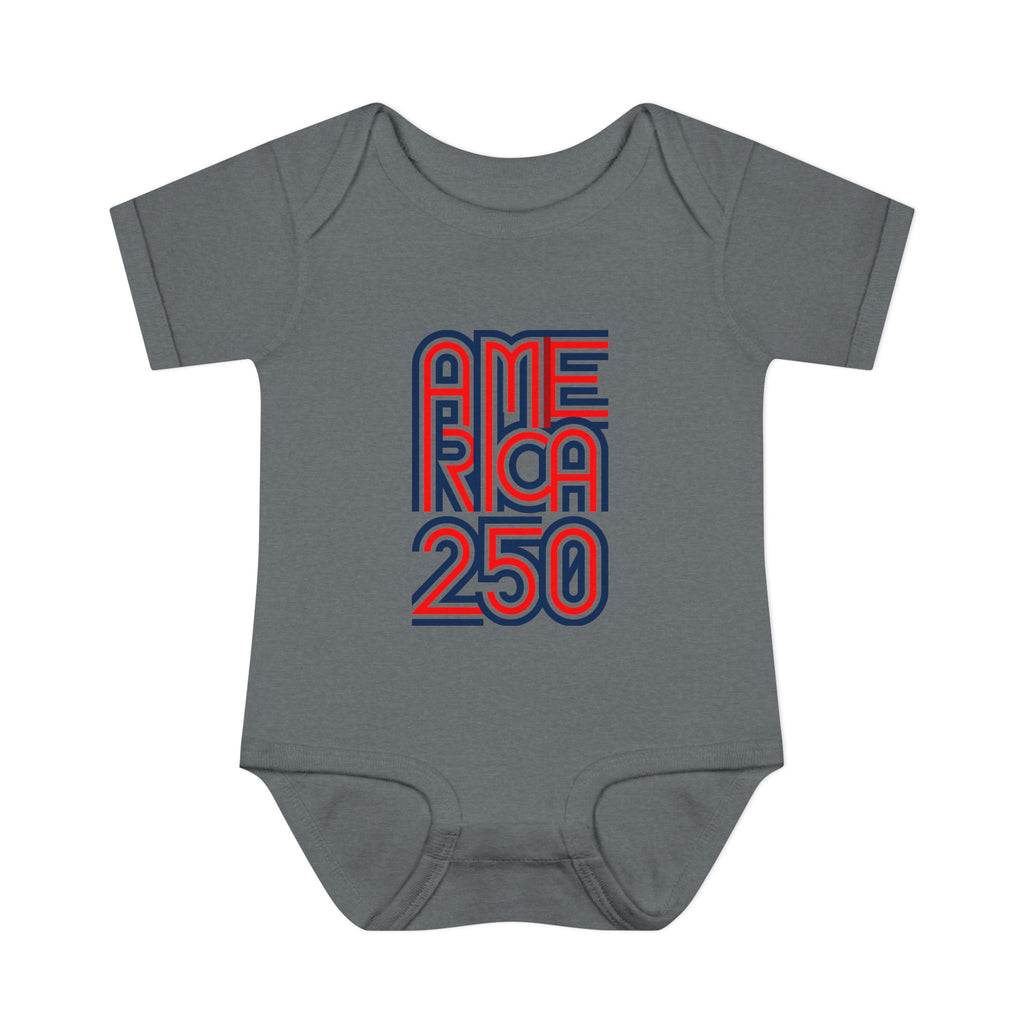 America 250 Personalized Infant Bodysuit | USA Flag