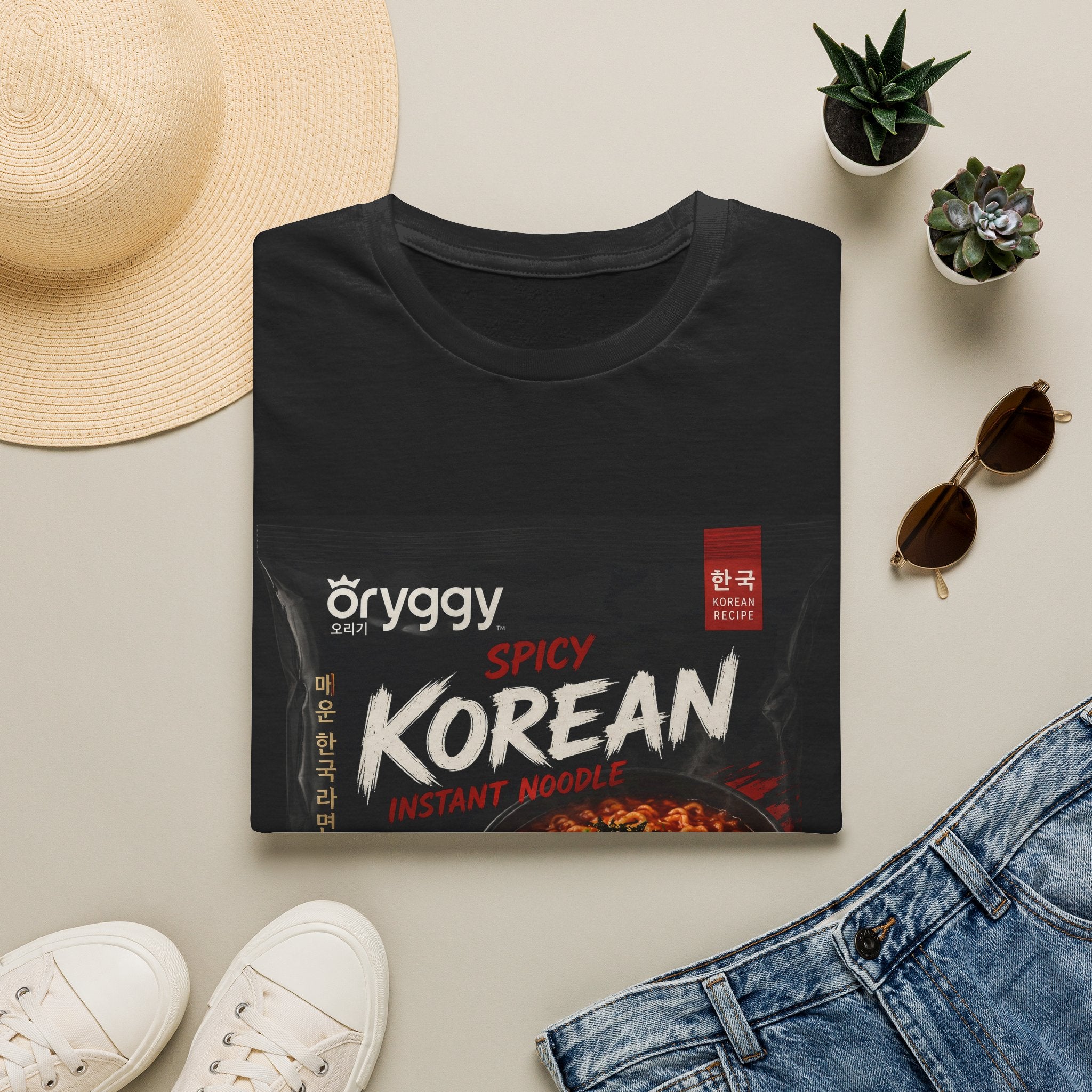 oryggy Originals Summer line Korean Spicy Instant Noodle T-Shirt