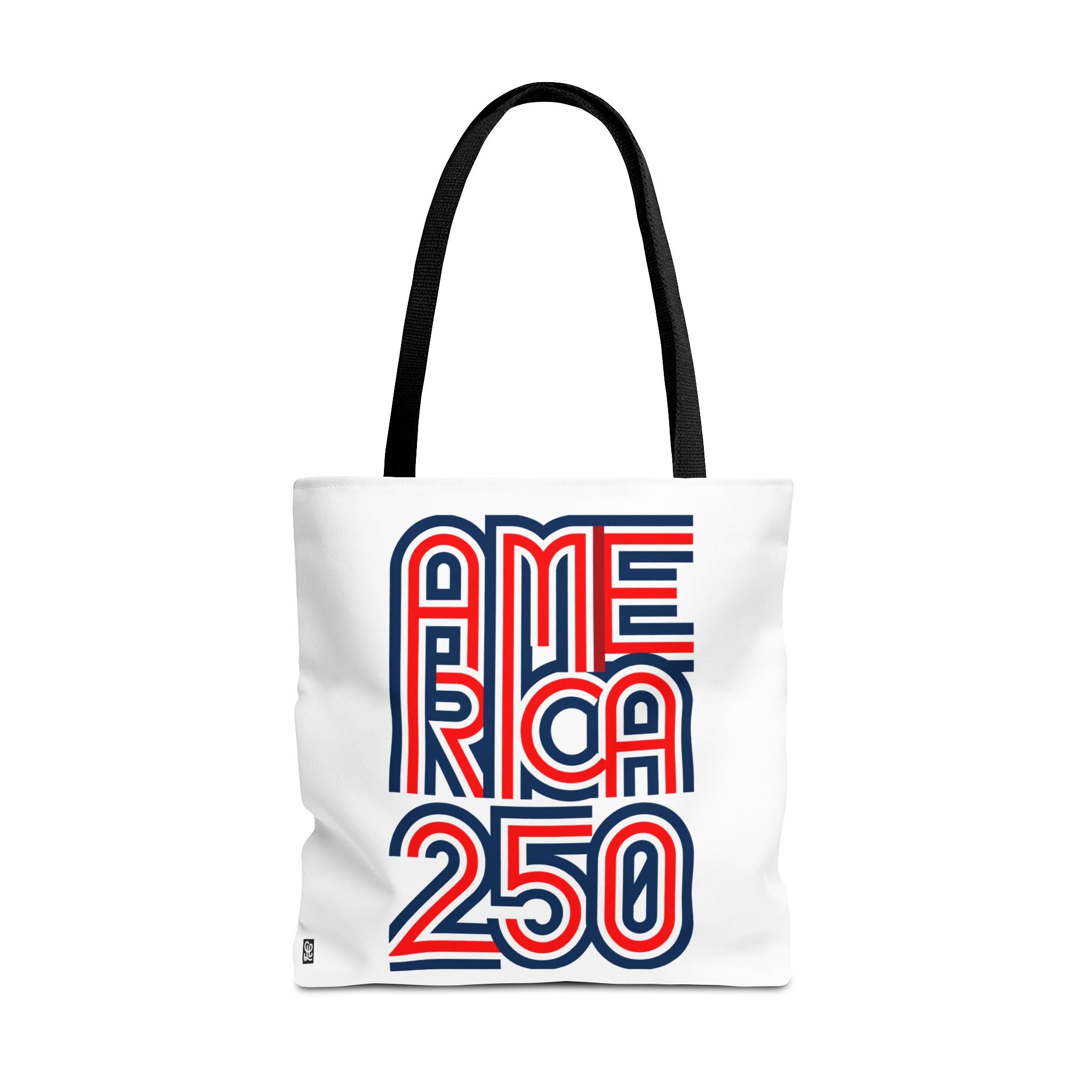 America 250 Tote Bag — Patriotic Red, White & Blue Commemorative Tote