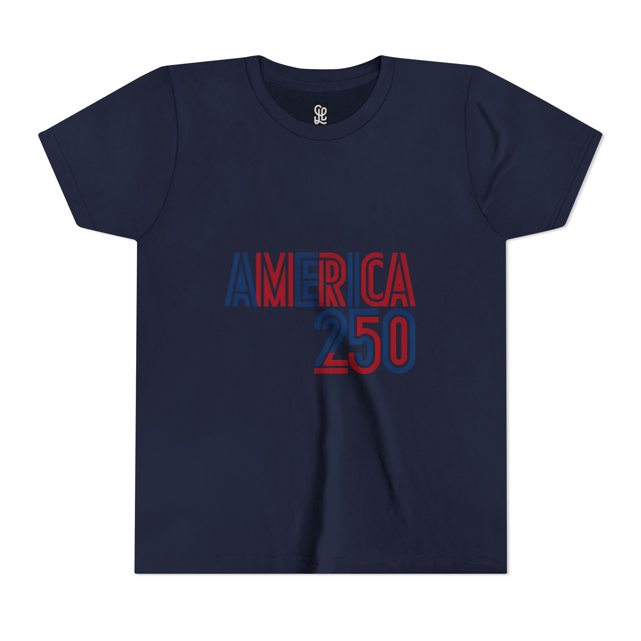 America 250 Youth Tee | Patriotic USA Flag Independence Day