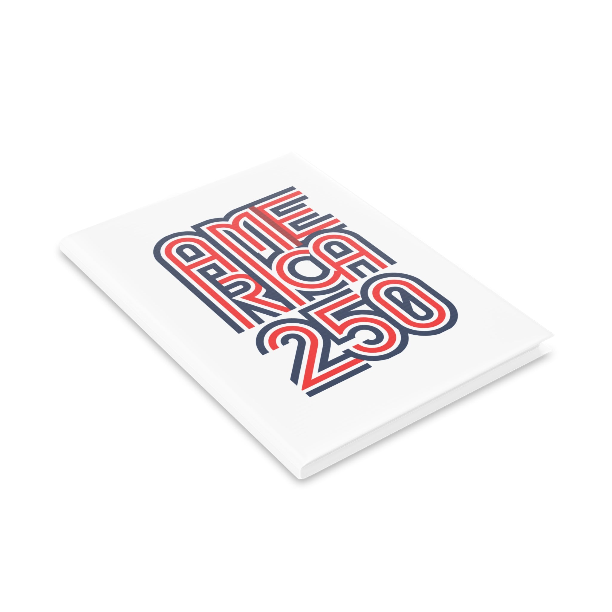 America 250 Hardcover Notebook | Patriotic USA Flag Journal