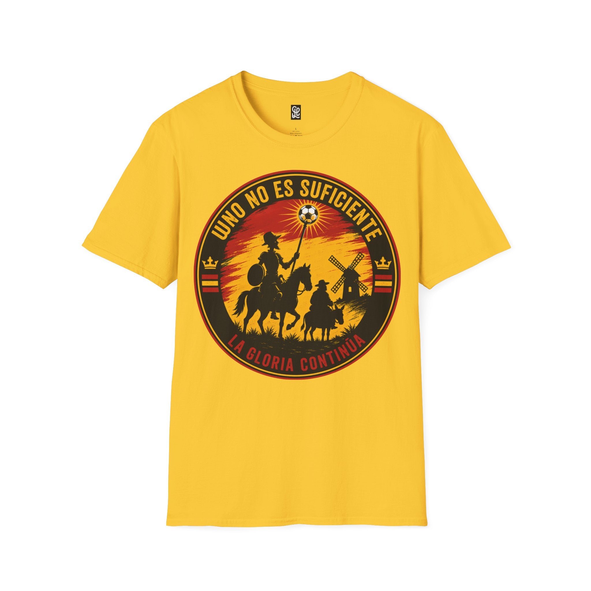 fifa-world-cup-2026-spain-t-shirt-uno-no-es-suficiente-don-quixote-sunset-graphic - Retro Football Apparel oryggy