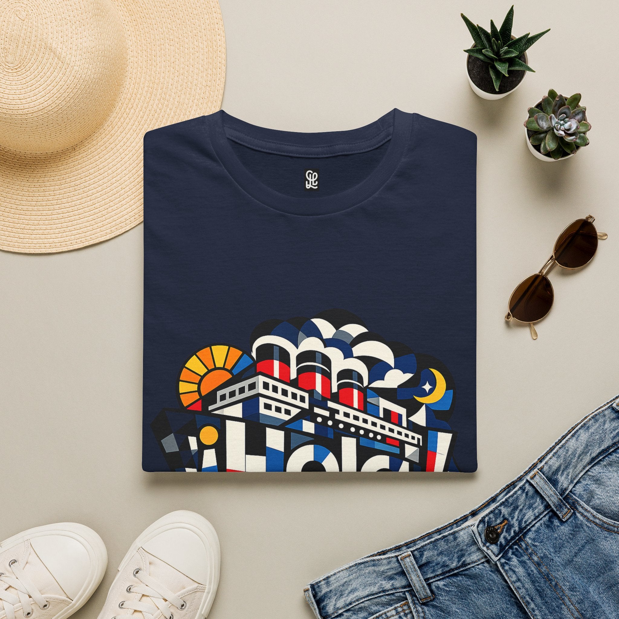 oryggy Originals Summer line T-Shirt — Retro Nautical Cruise Graphic "¡Hola!" Tee