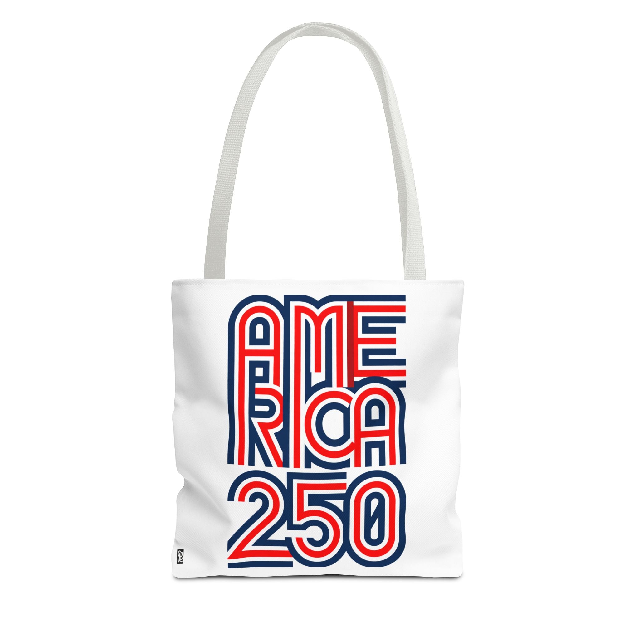 America 250 Tote Bag — Patriotic Red, White & Blue Commemorative Tote