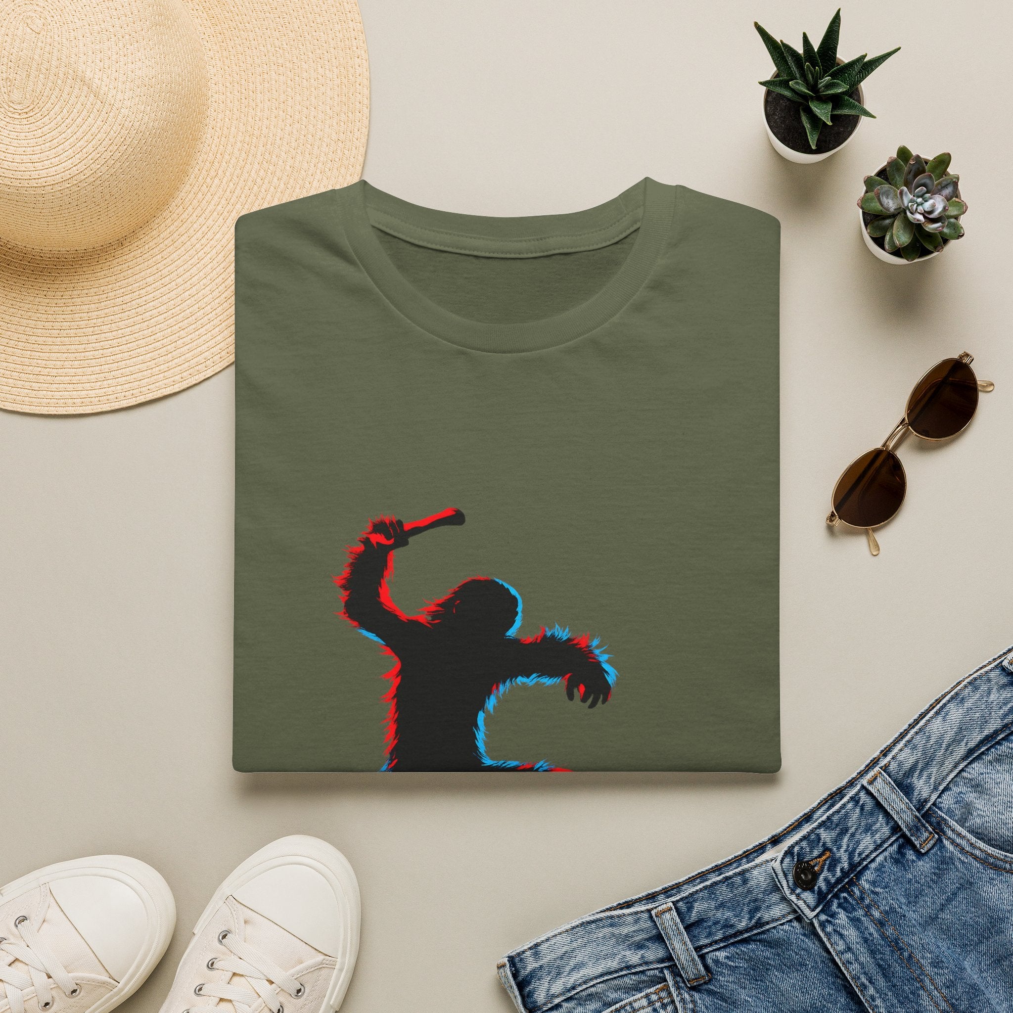 oryggy Originals Summer line Graphic T-Shirt — Glitch Silhouette Tee