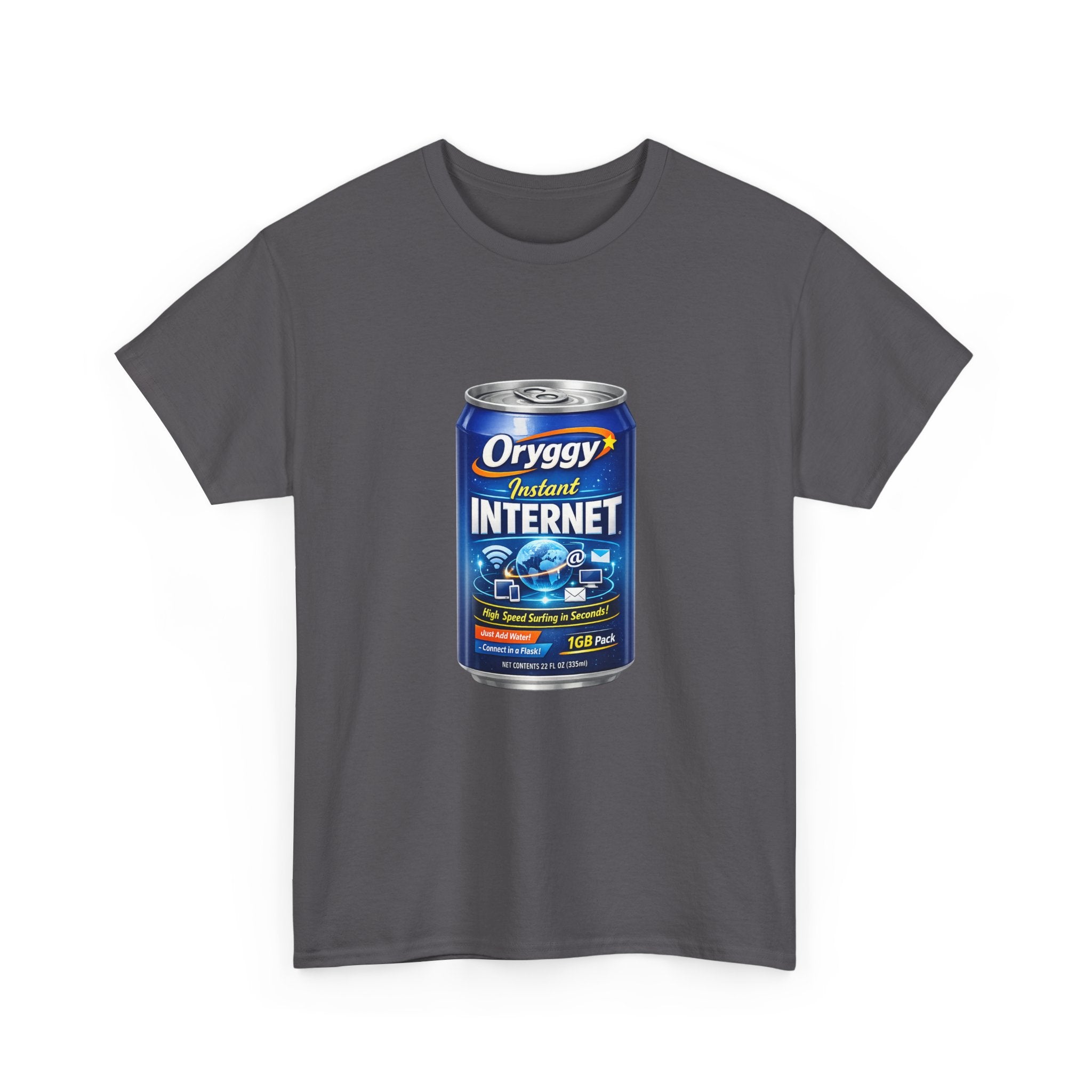 oryggy Originals Summer line Canned Internet Tee — Retro Can Graphic T-Shirt