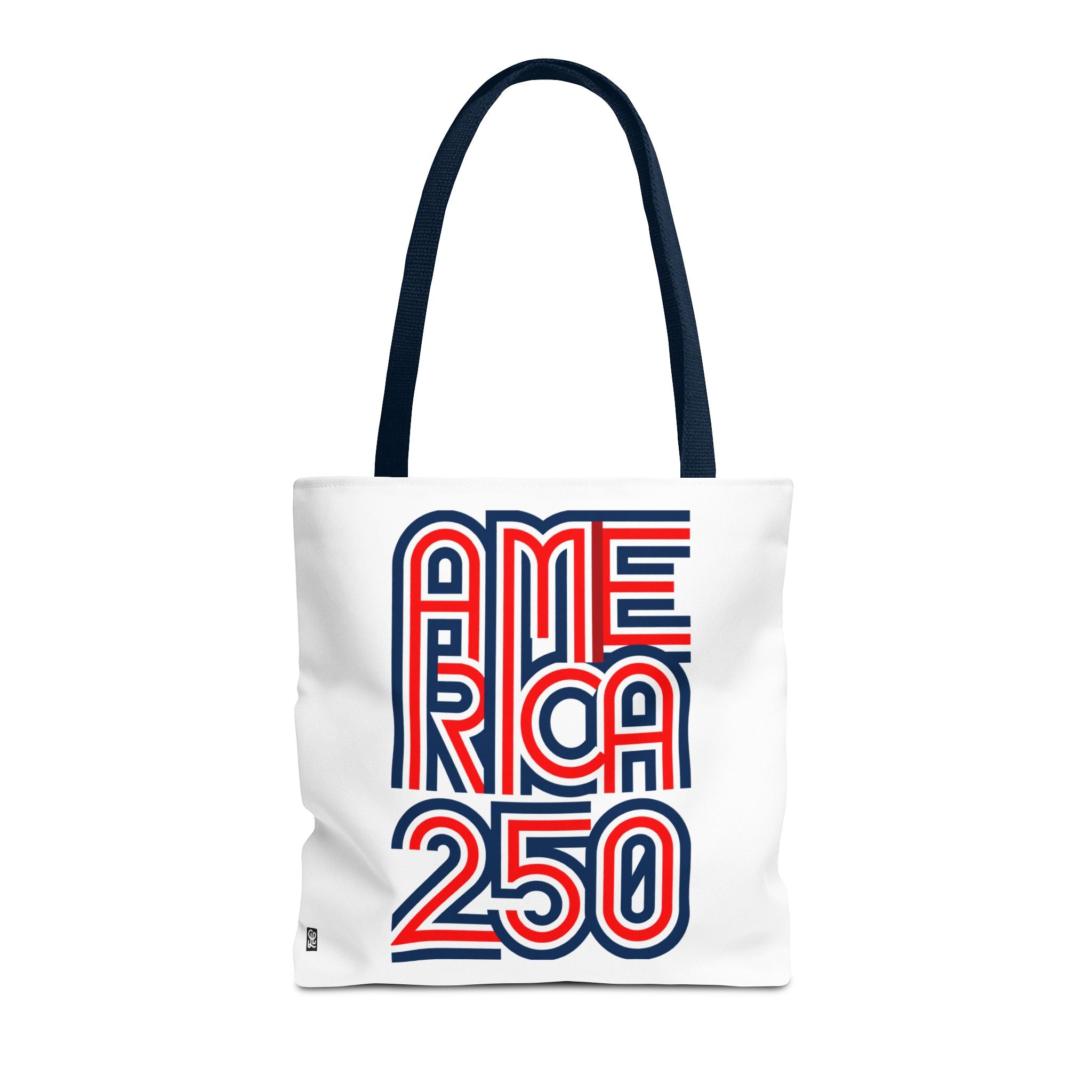 America 250 Tote Bag — Patriotic Red, White & Blue Commemorative Tote