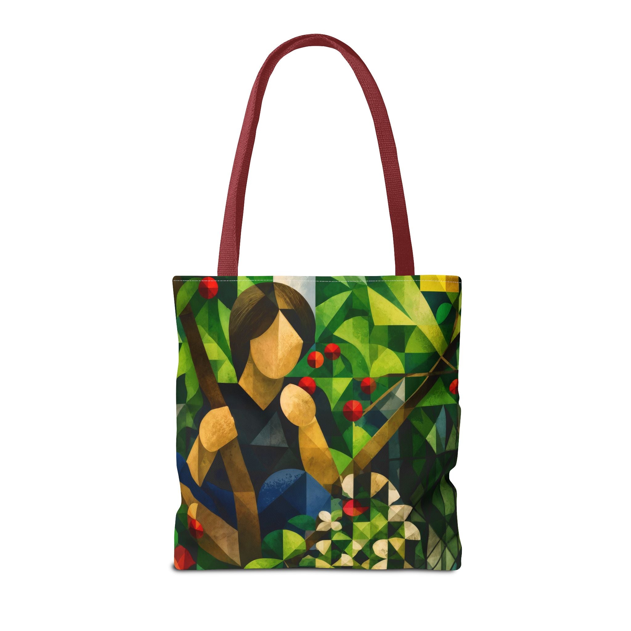 oryggy Originals Summer line Geometric Garden Tote Bag — Colorful Nature All-Over Print