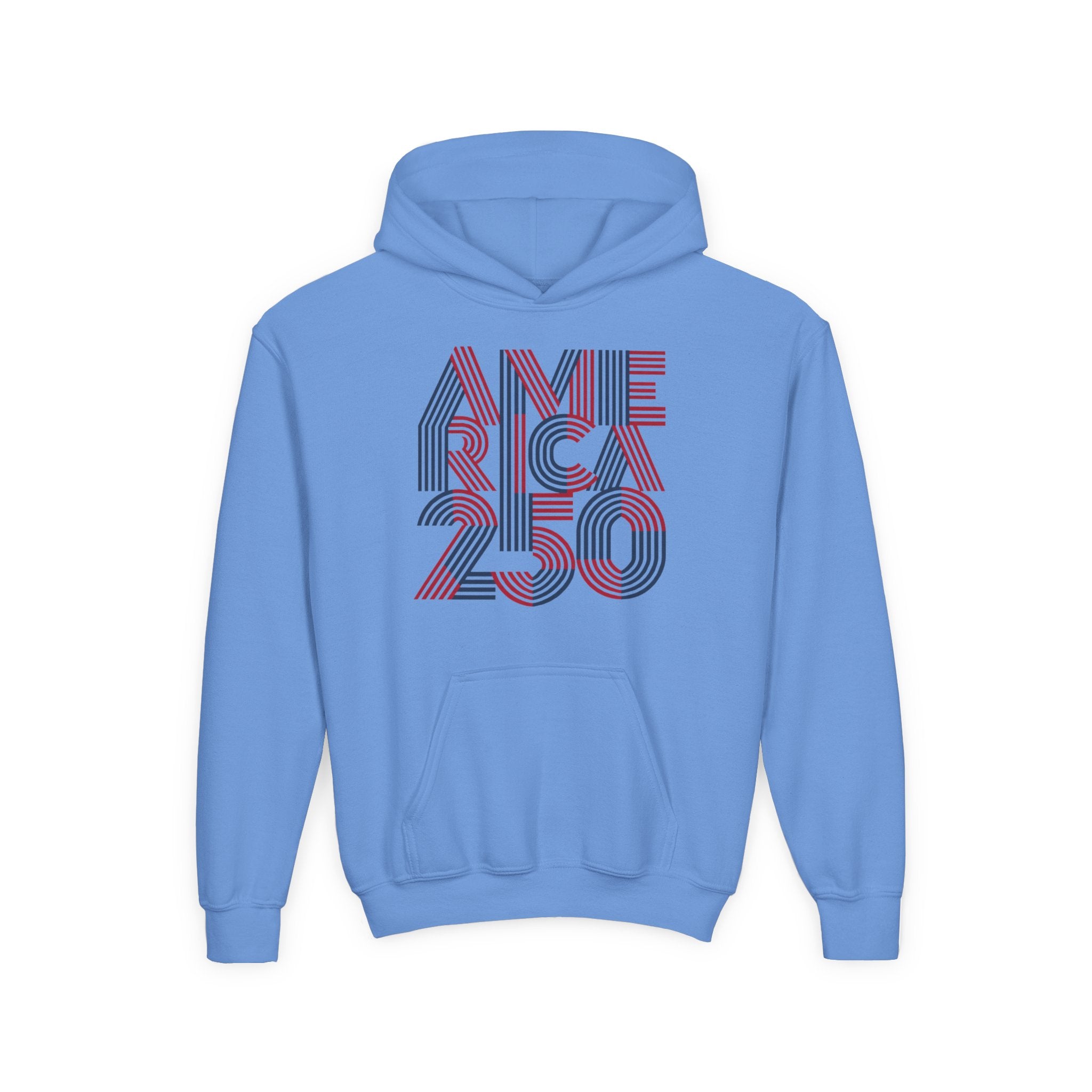 America 250 Hoodie | Patriotic Retro Typography, 250th Anniversary